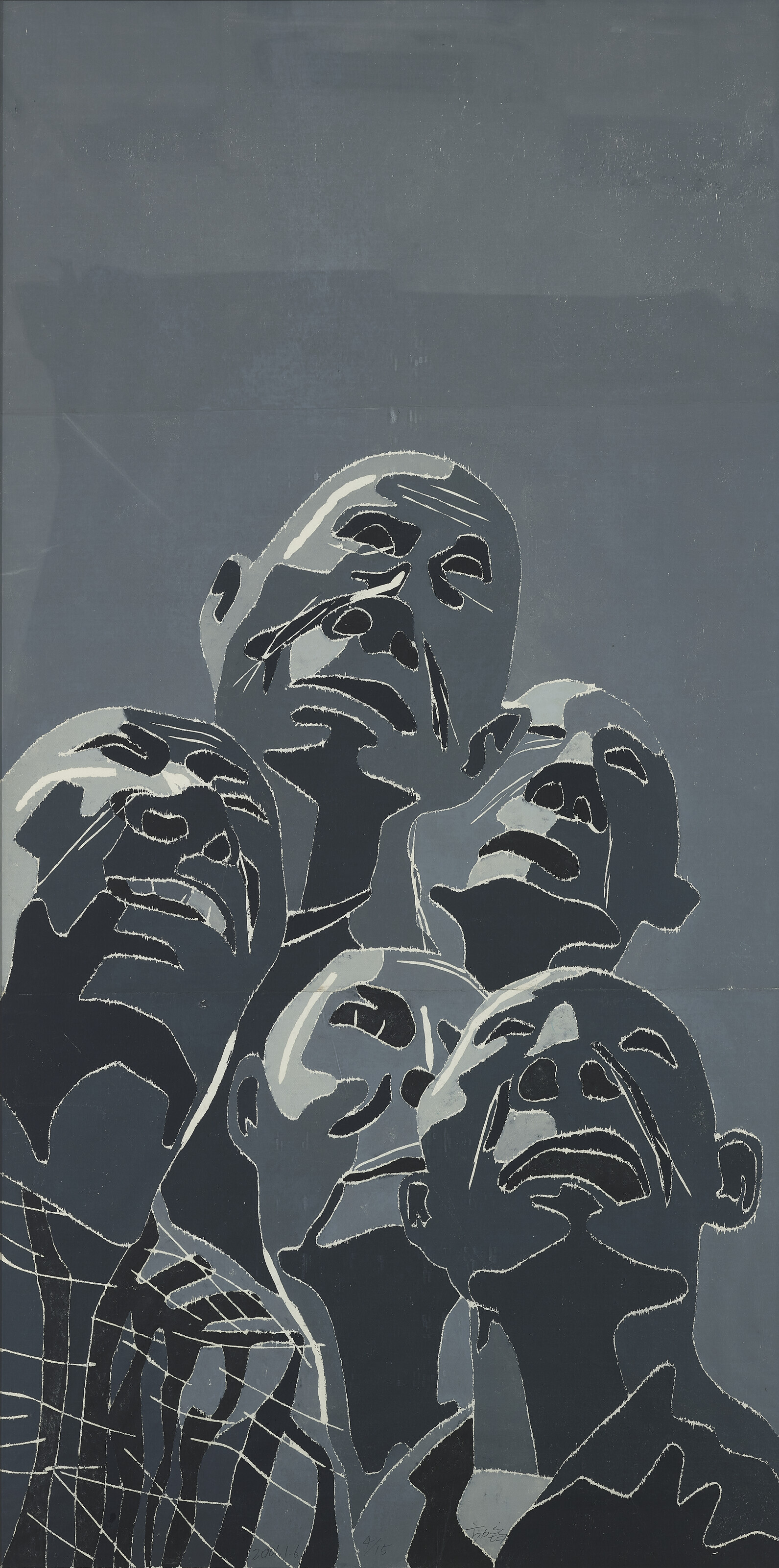 Fang Lijun — 2001.1.6 , 2001.1.12 , 2000.5.5 , 2000.6.15 , 2000.6.25 , 2000.6.30 , 2002.11.11 , 2002.12.9 и 2002.12.11., изображение 2