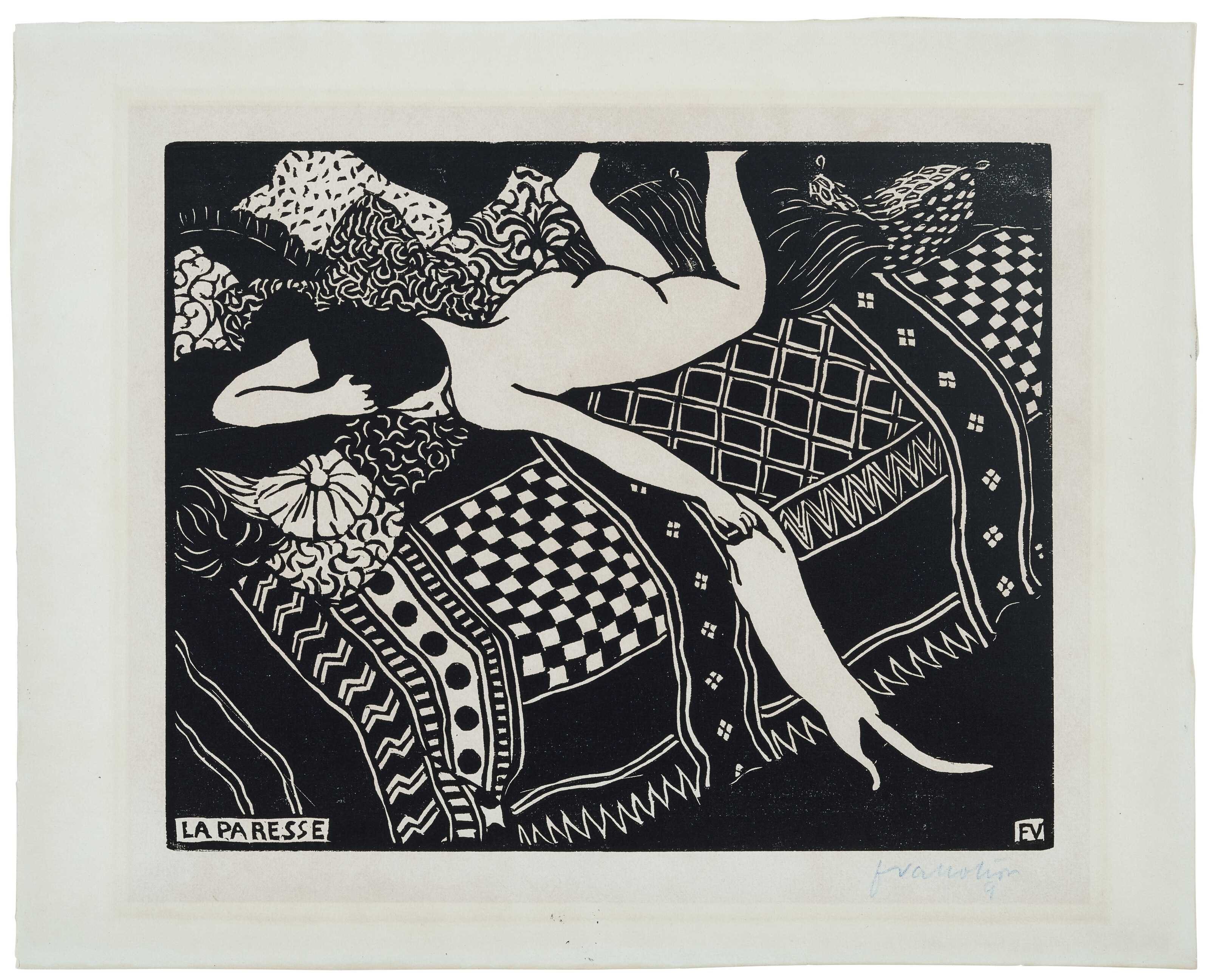 Felix Vallotton — La paresse (Лень), изображение 3