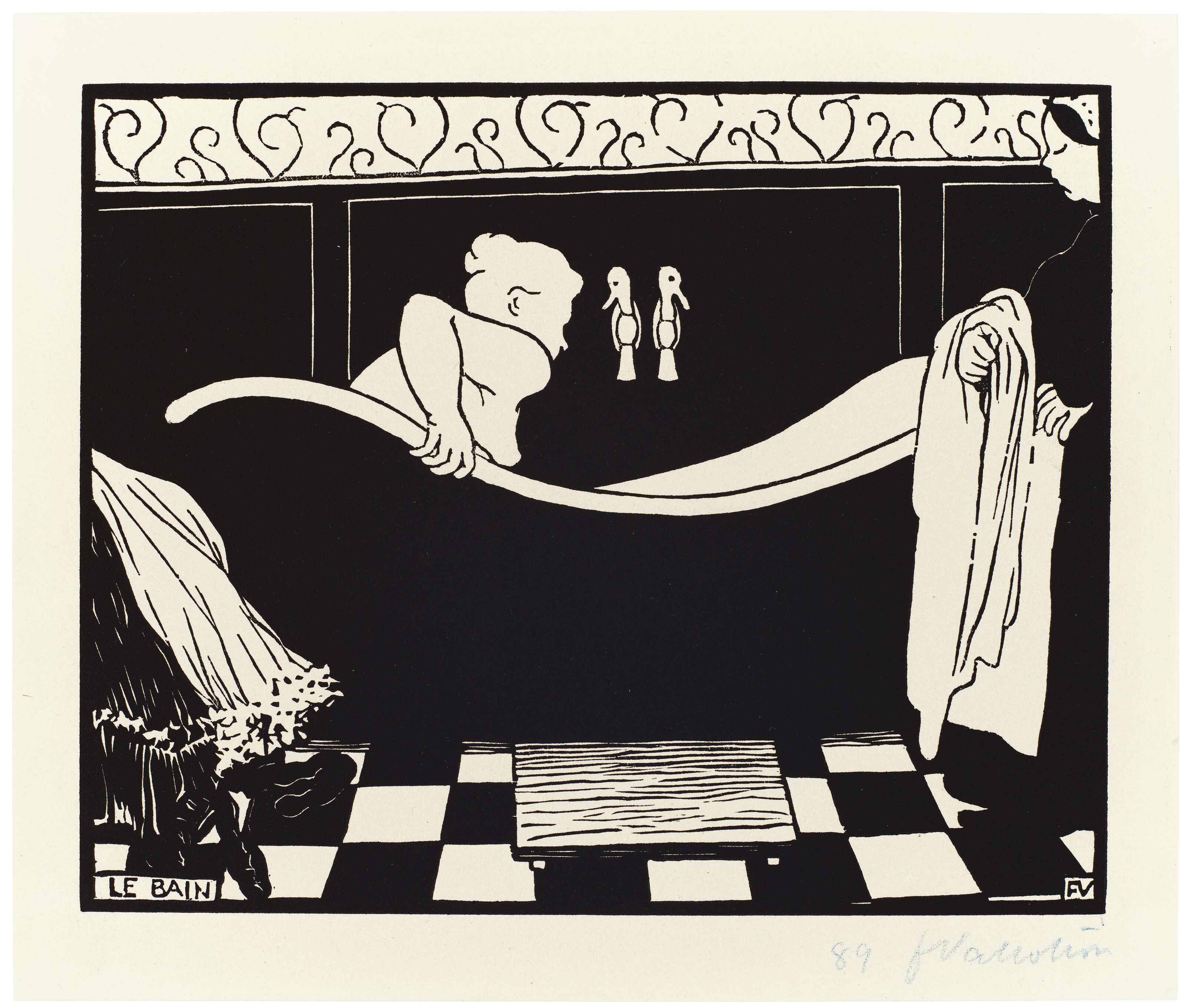 Felix Vallotton — Le bain (Ванна), изображение 3