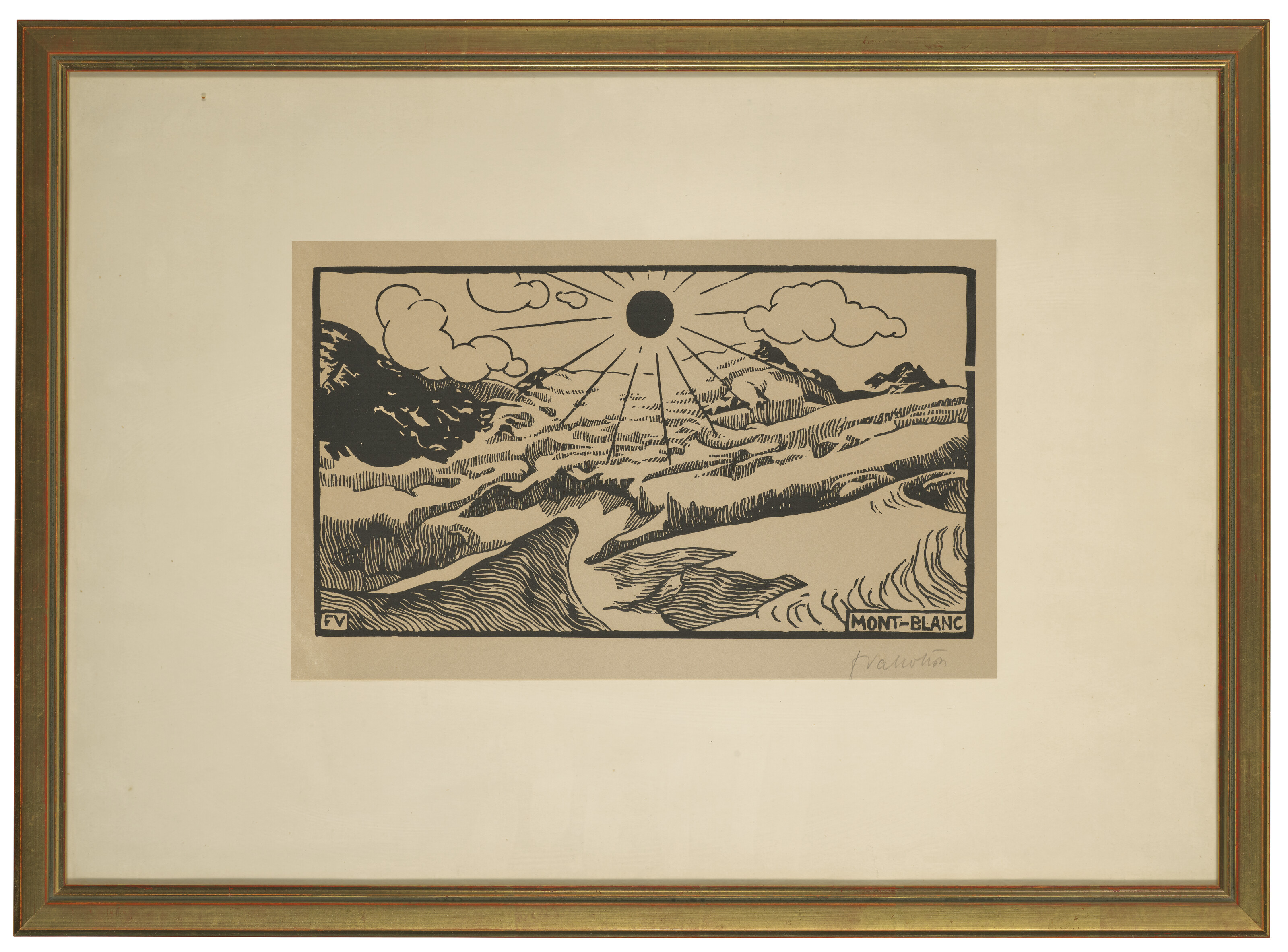 Felix Vallotton — Монблан, изображение 4