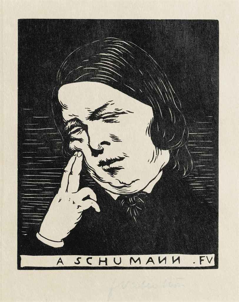 Felix Vallotton — Некий Шуман, 1893 год