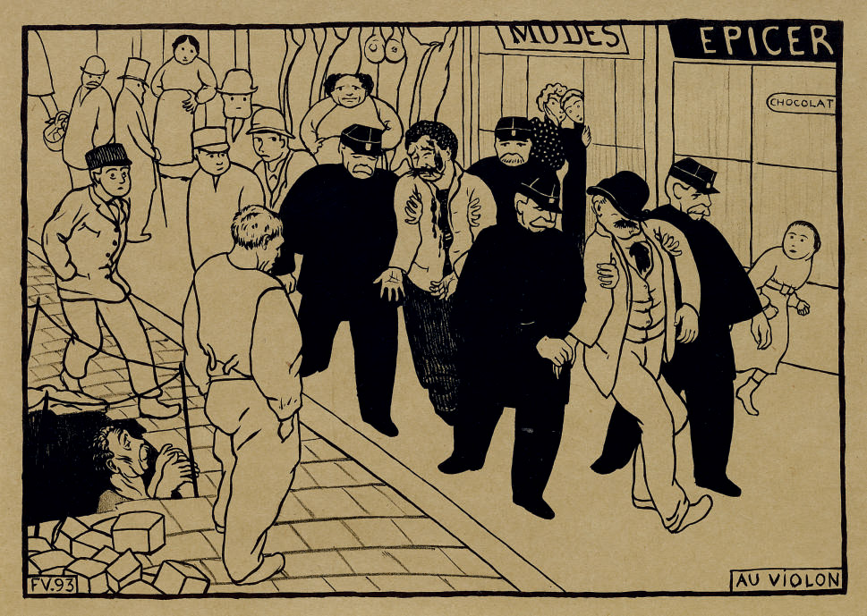 Felix Vallotton — На виолоне, 1893