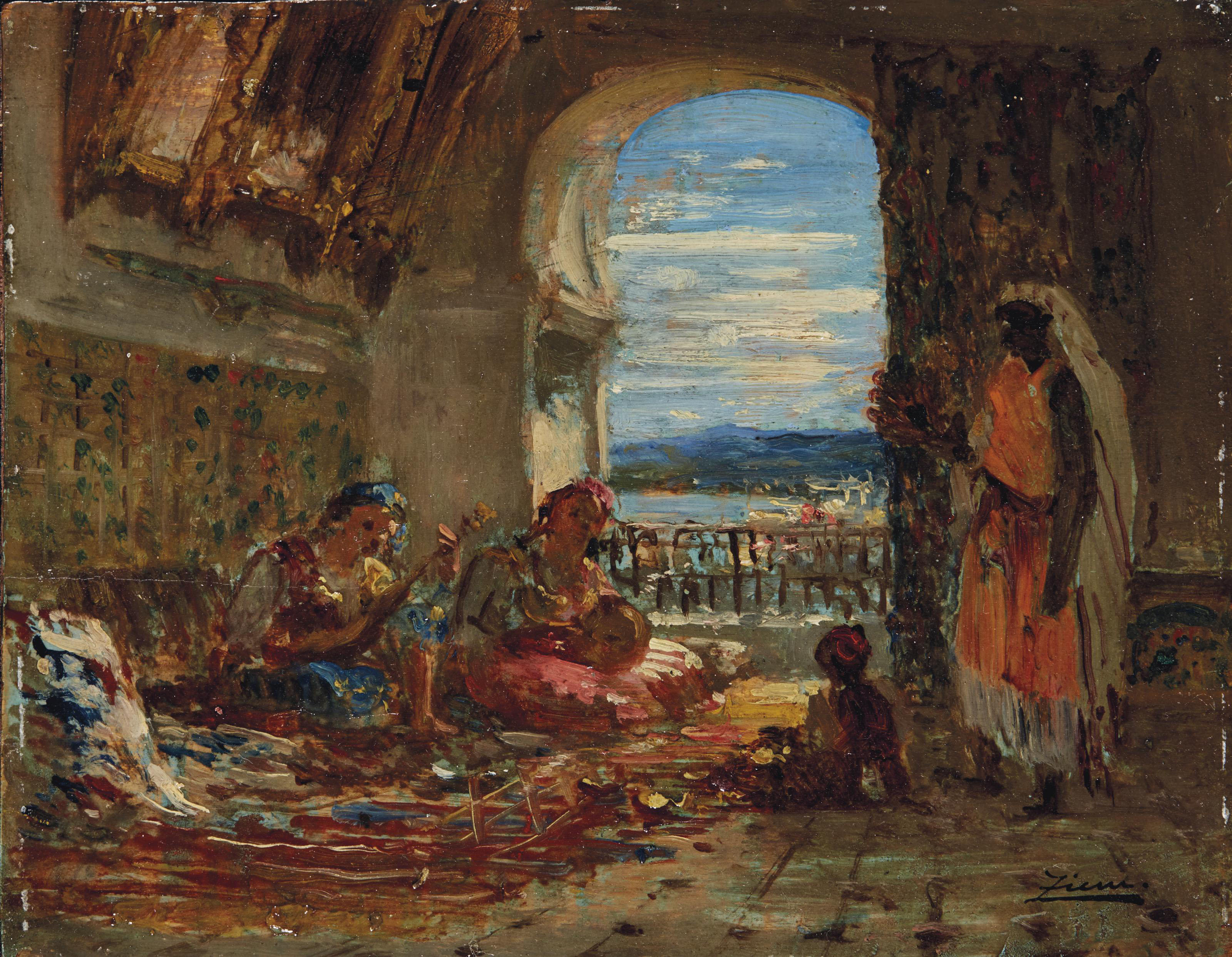 Felix Ziem — Женщины в Безопасности
