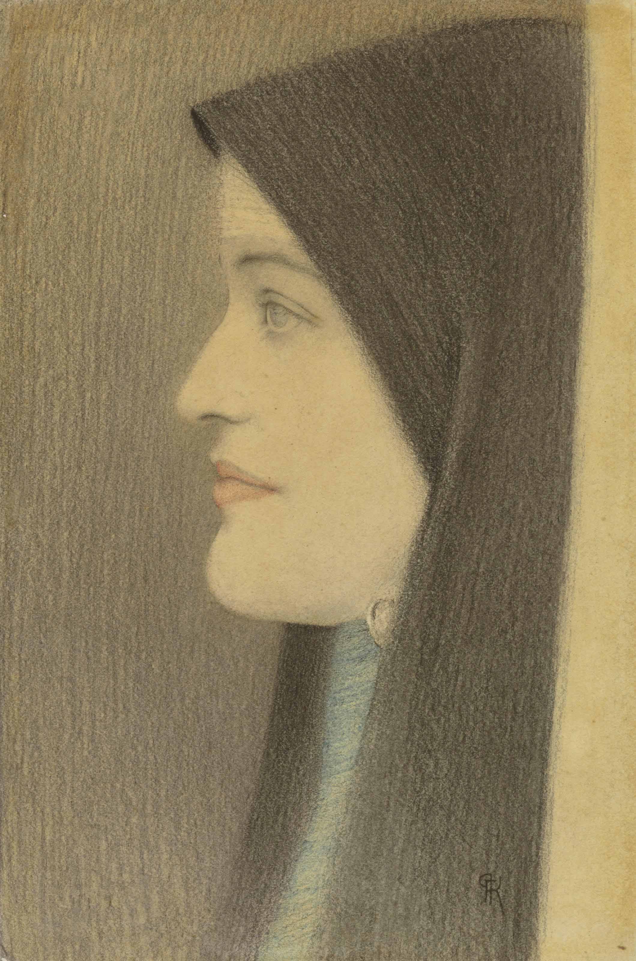 Fernand Khnopff — ЖЕНСКИЙ ЭТЮД
