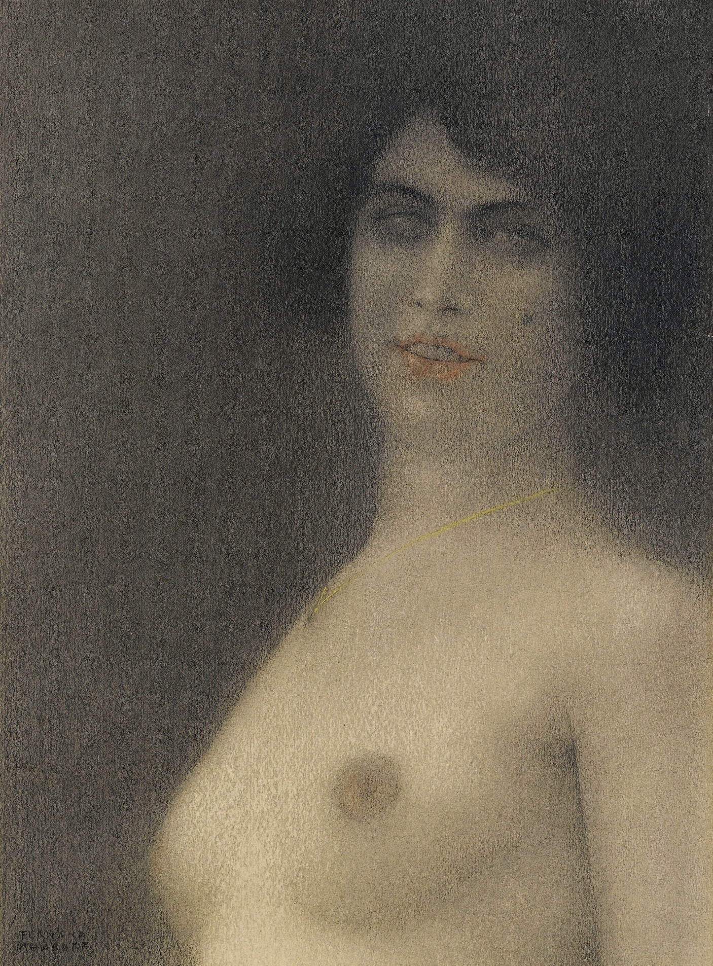 Fernand Khnopff — В темном платье