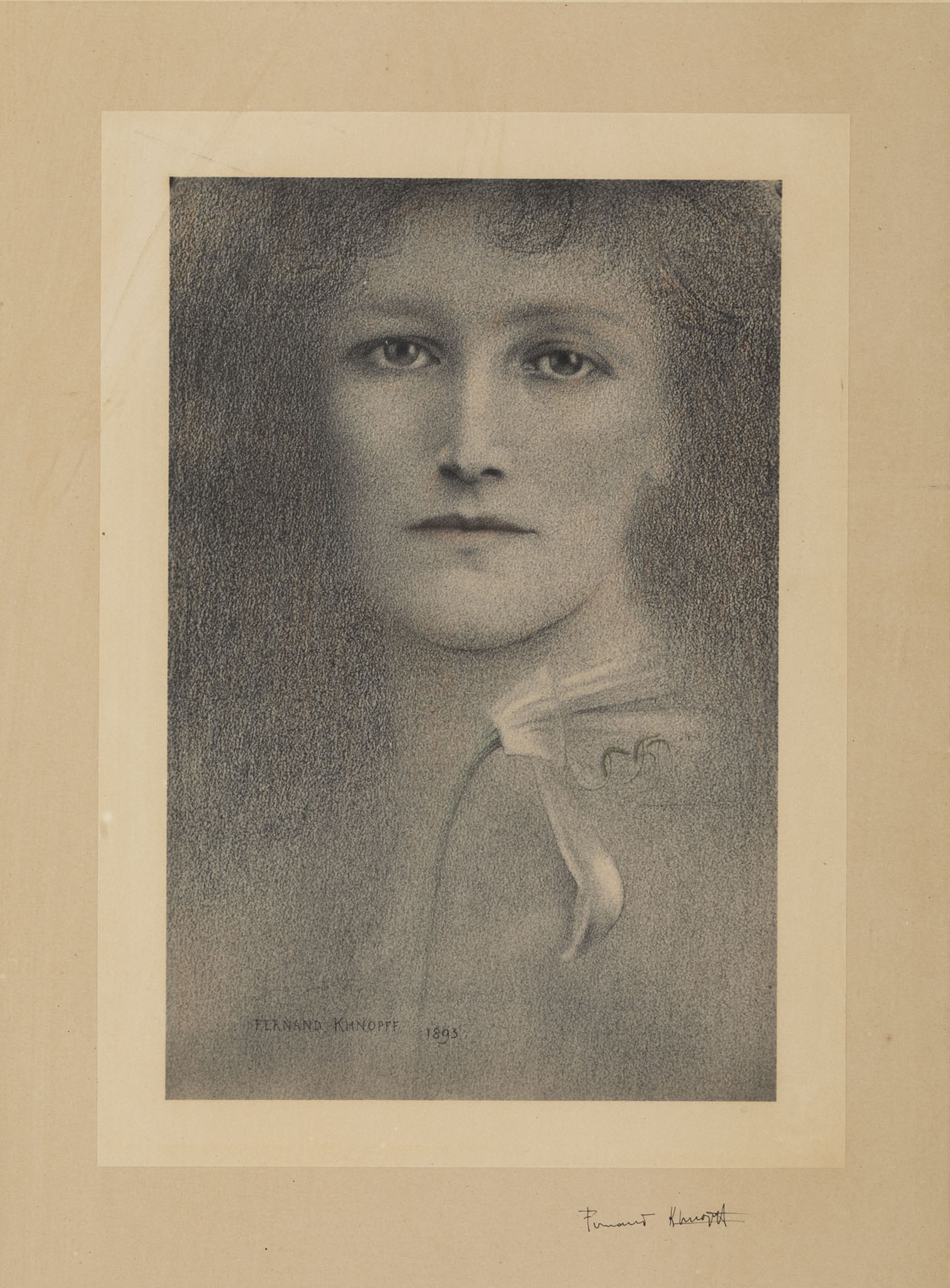 Fernand Khnopff — Защита (Лили)