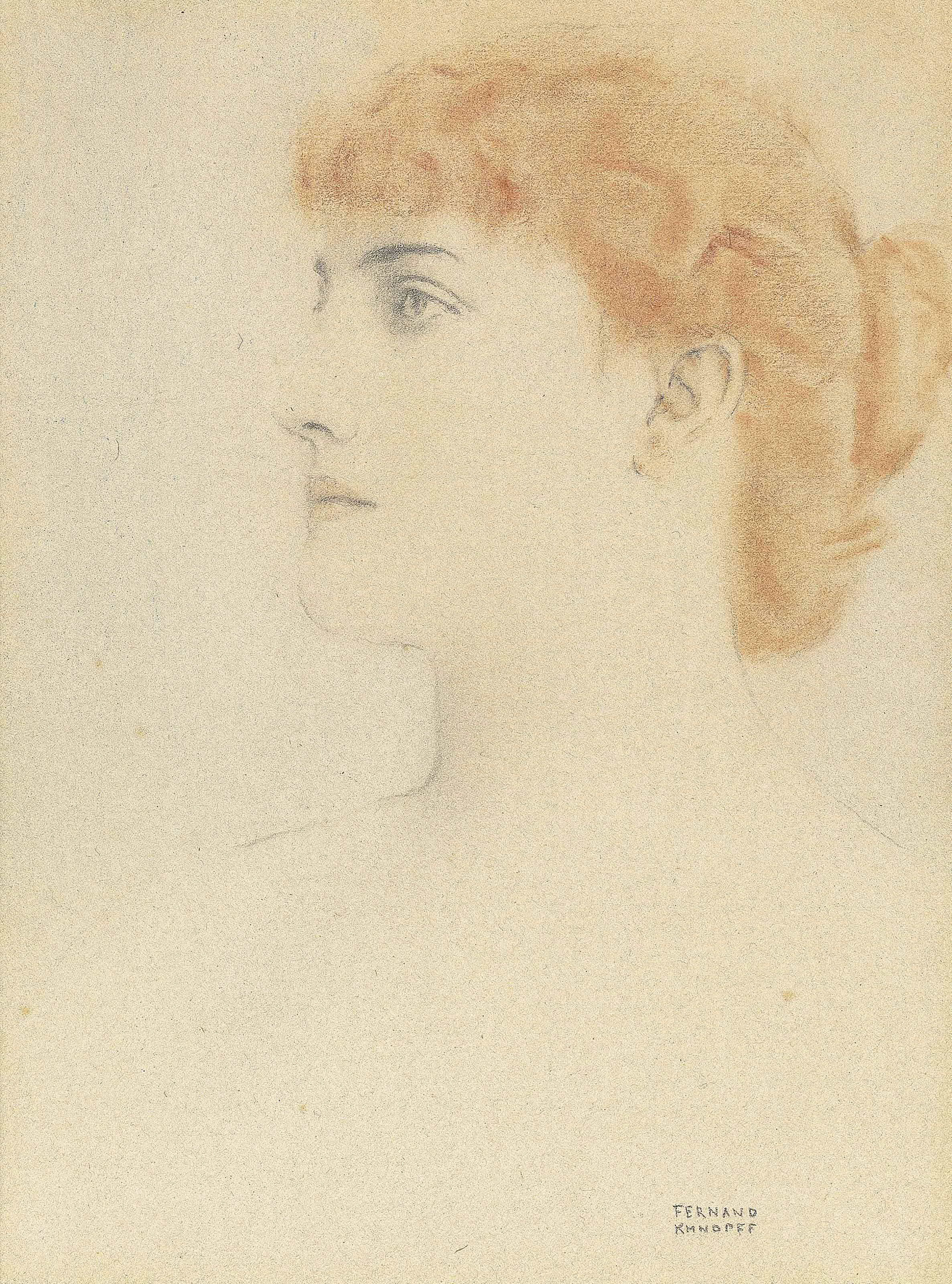 Fernand Khnopff — Юная парижанка