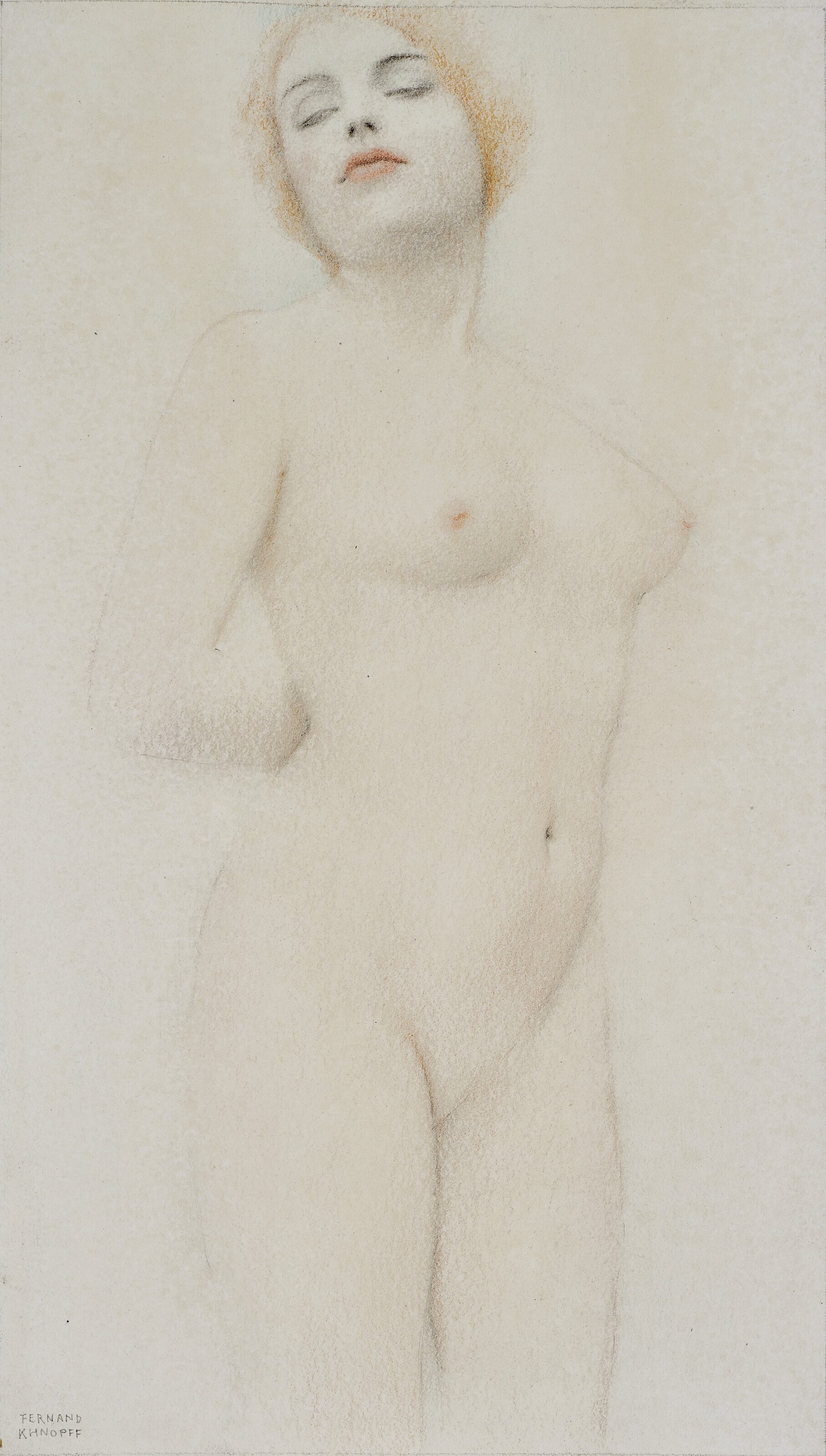 Fernand Khnopff — Этюд ну