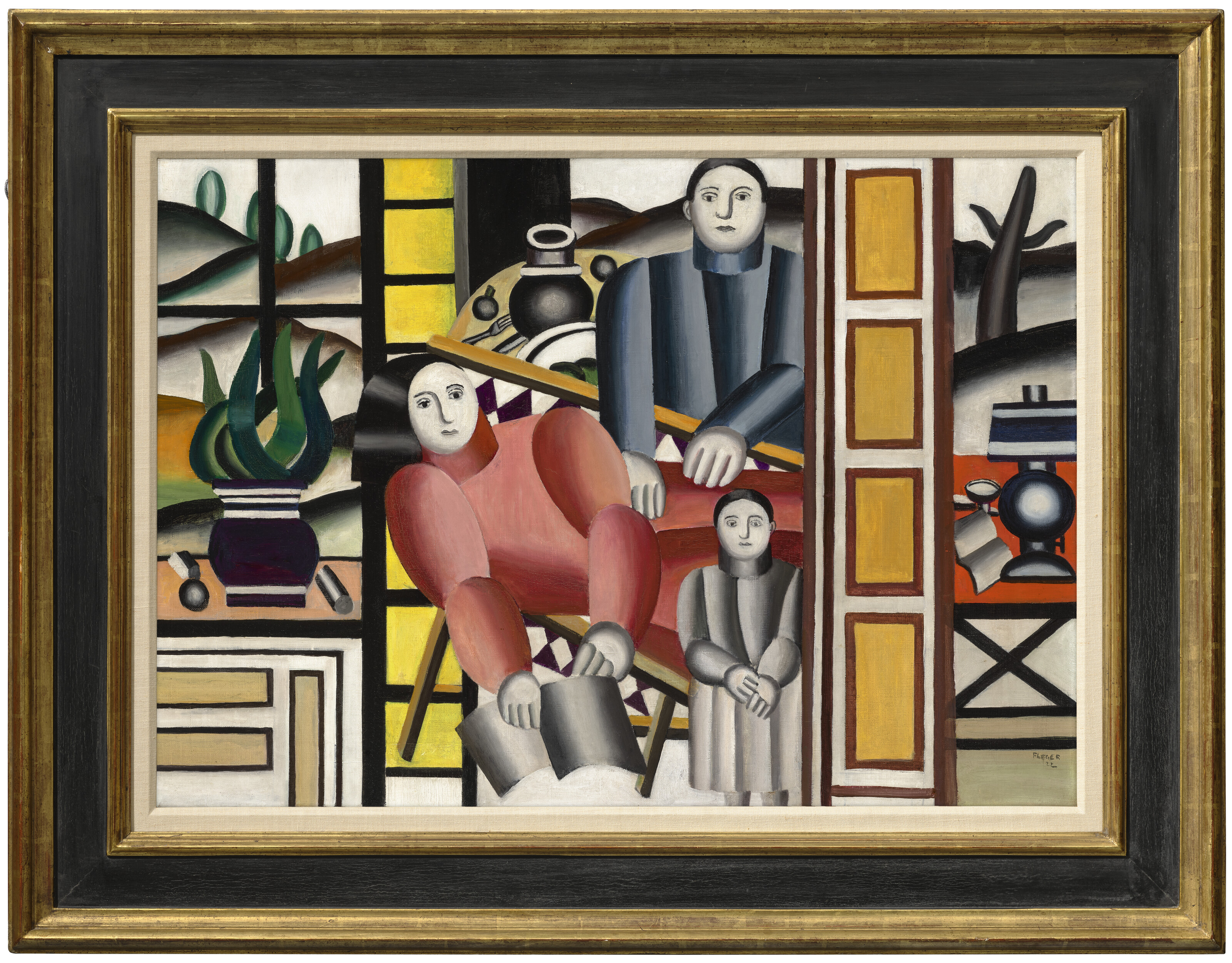 Fernand Léger — Трое персонажей из сада, изображение 2