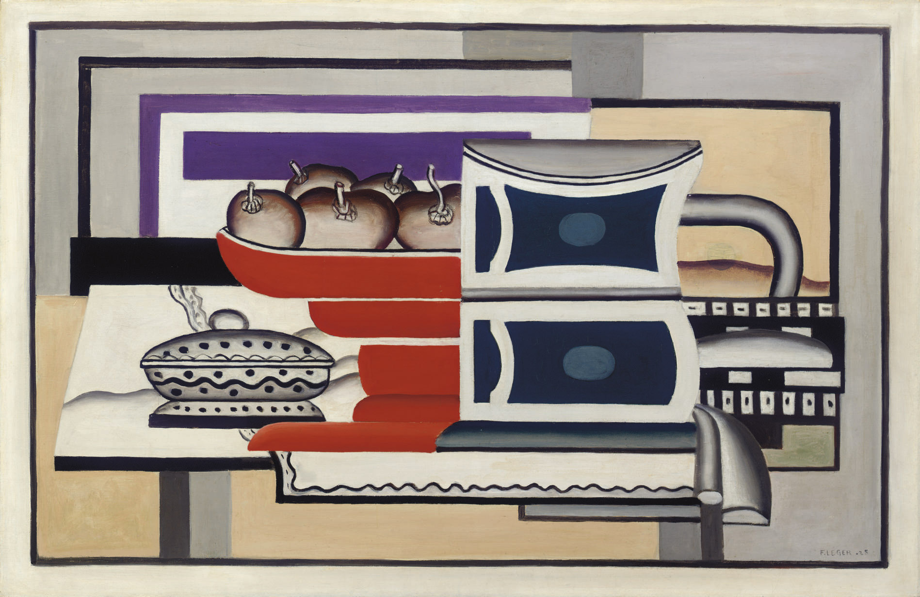 Fernand Léger — Красное вино (Compotier de poires)
