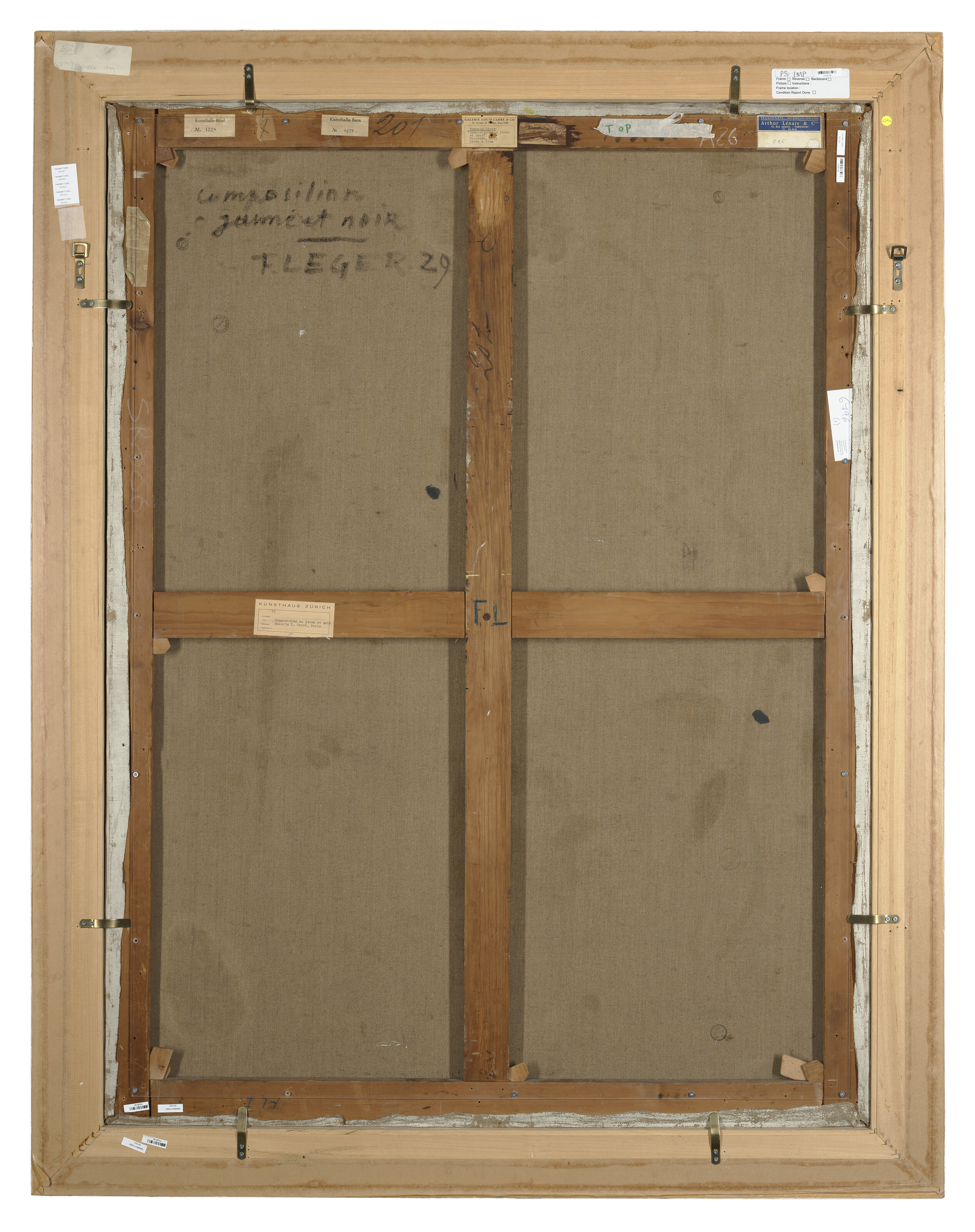 Fernand Léger — Композиция au damier (желтая и черная композиция), изображение 3