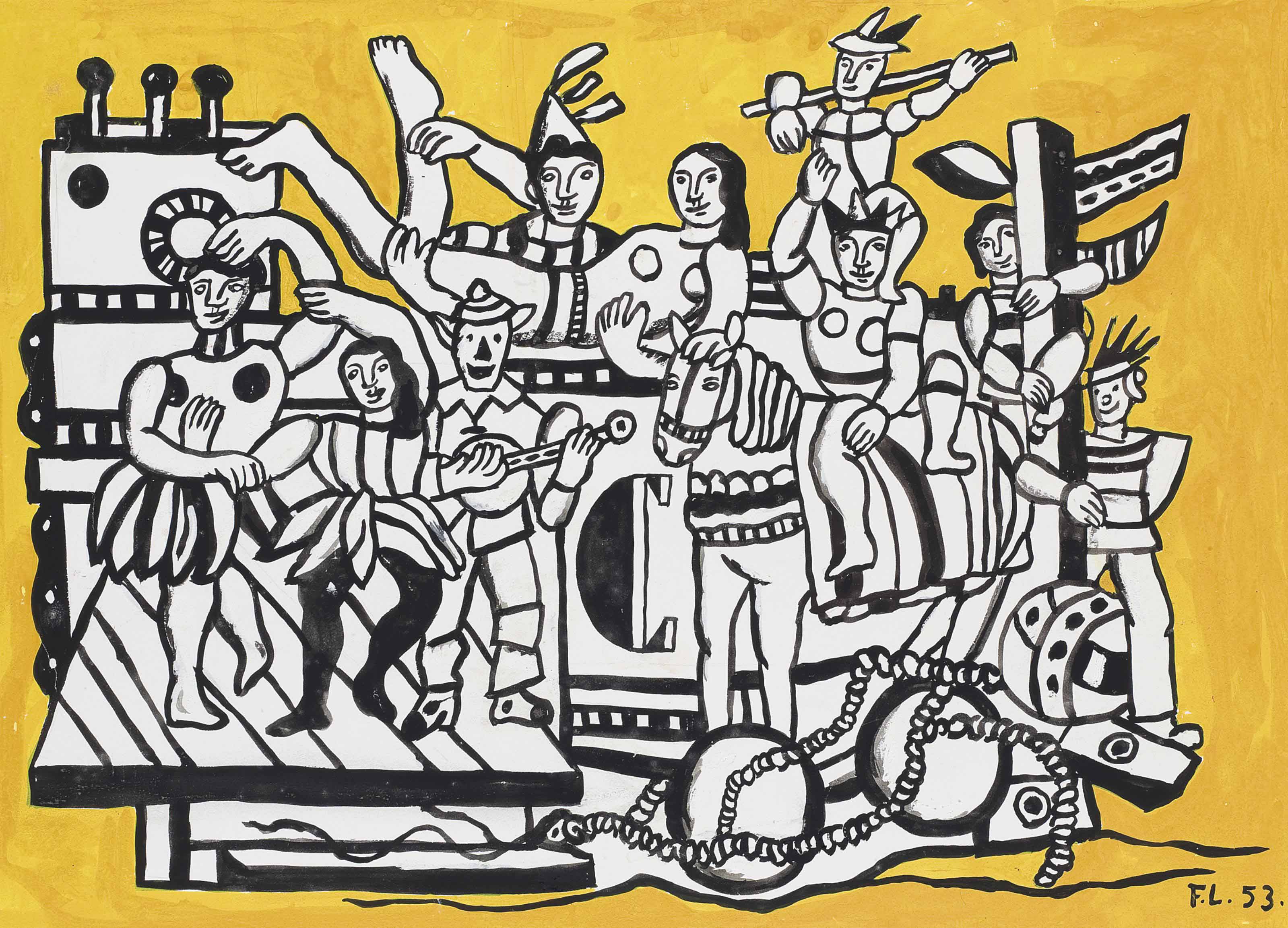 Fernand Léger — Грандиозный парад в фонде желтых