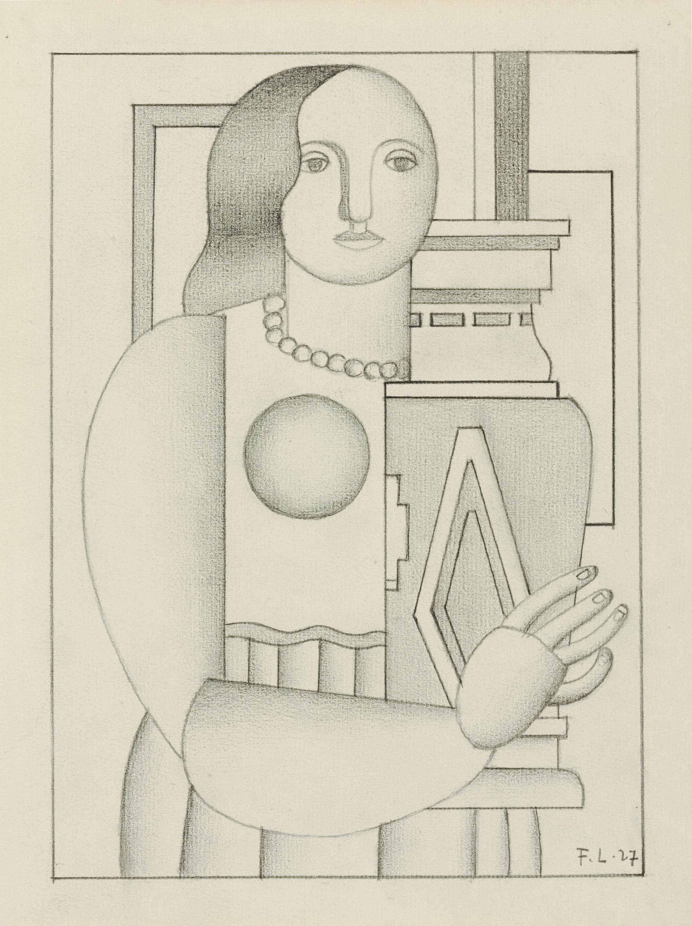 Fernand Léger — Женщина в вазе
