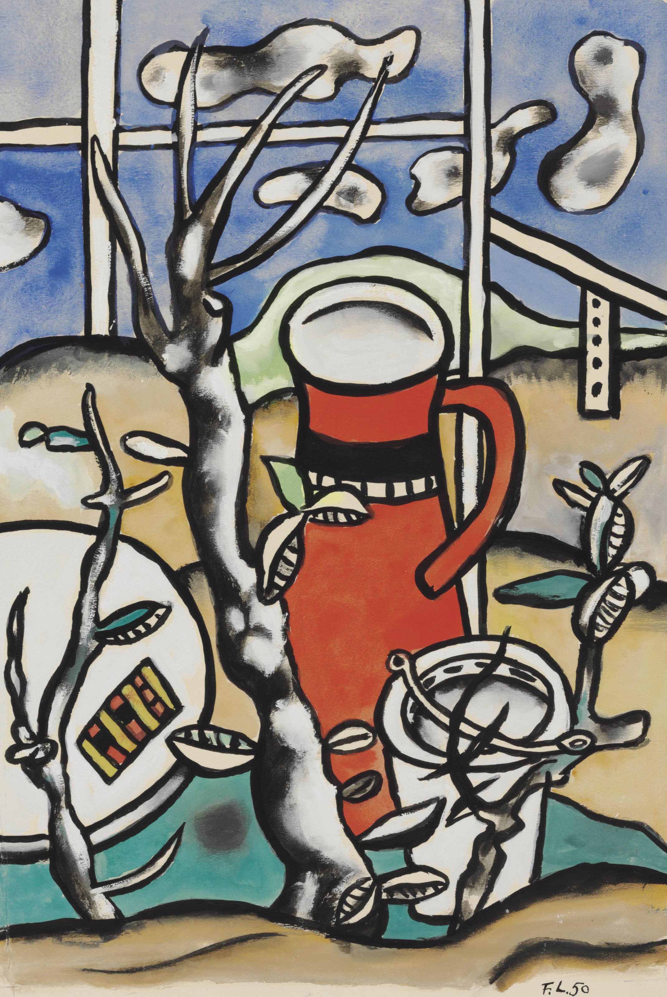 Fernand Léger — Смерть природы в красном вине