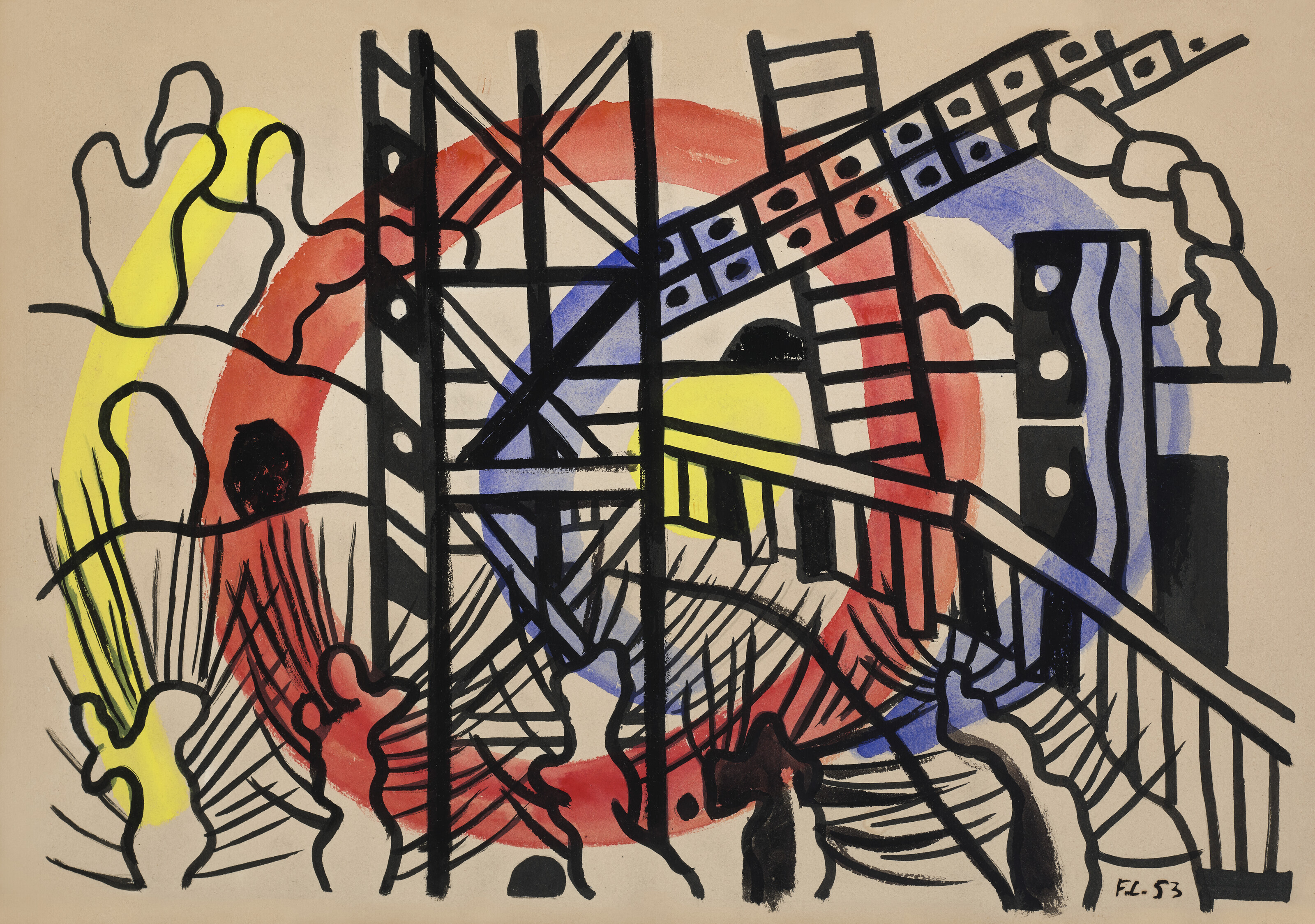 Fernand Léger — Граница Сены и Уазы, изображение 1
