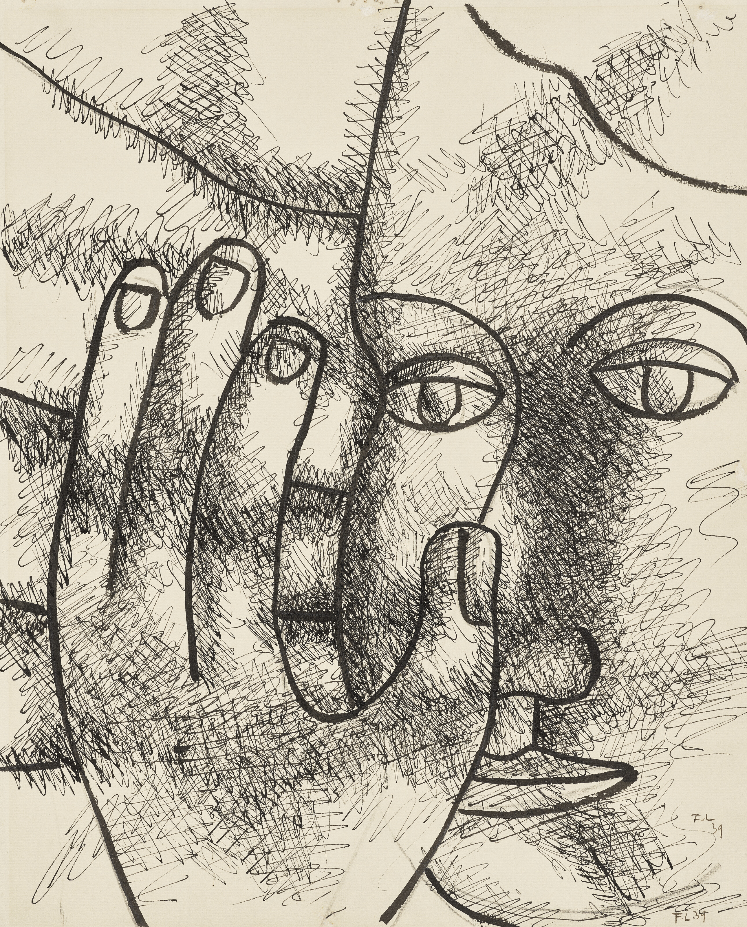 Fernand Léger — Лицо настоящей женщины, главной девственницы сына, изображение 1