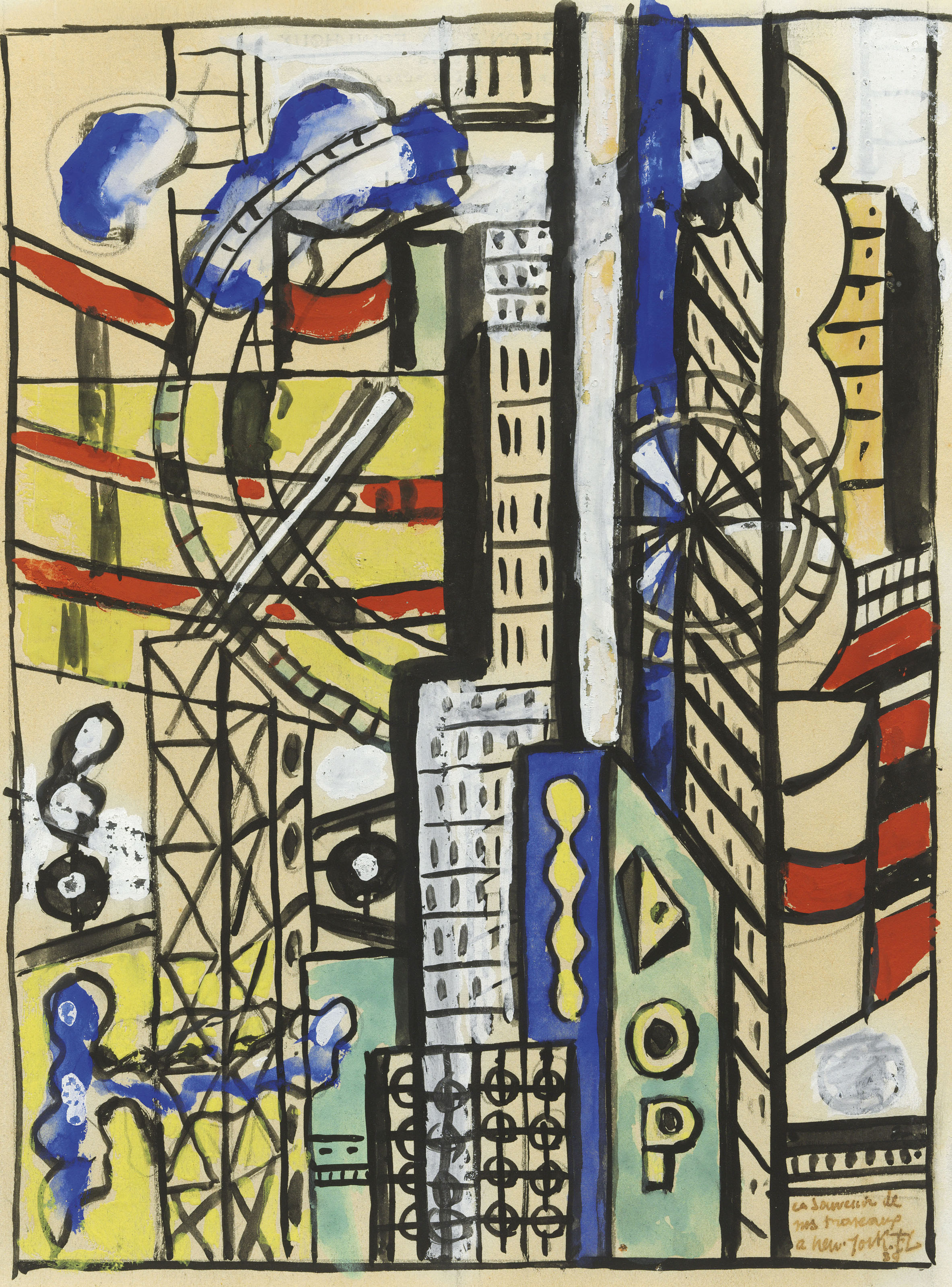 Fernand Léger — Сувенир из Нью-Йорка, изображение 1