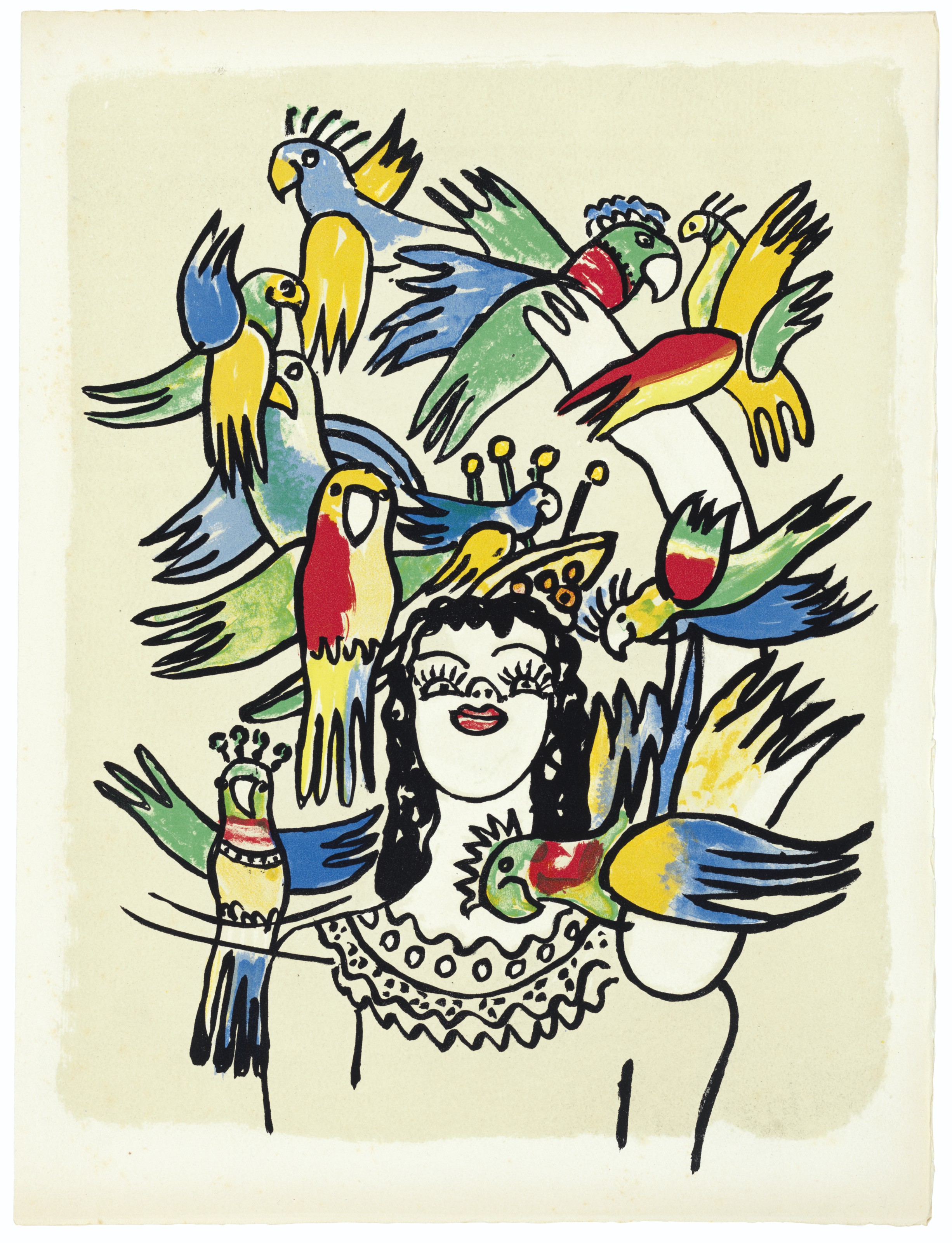 Fernand Léger — Цирк "Возрождение", Париж, 1950 год, изображение 2