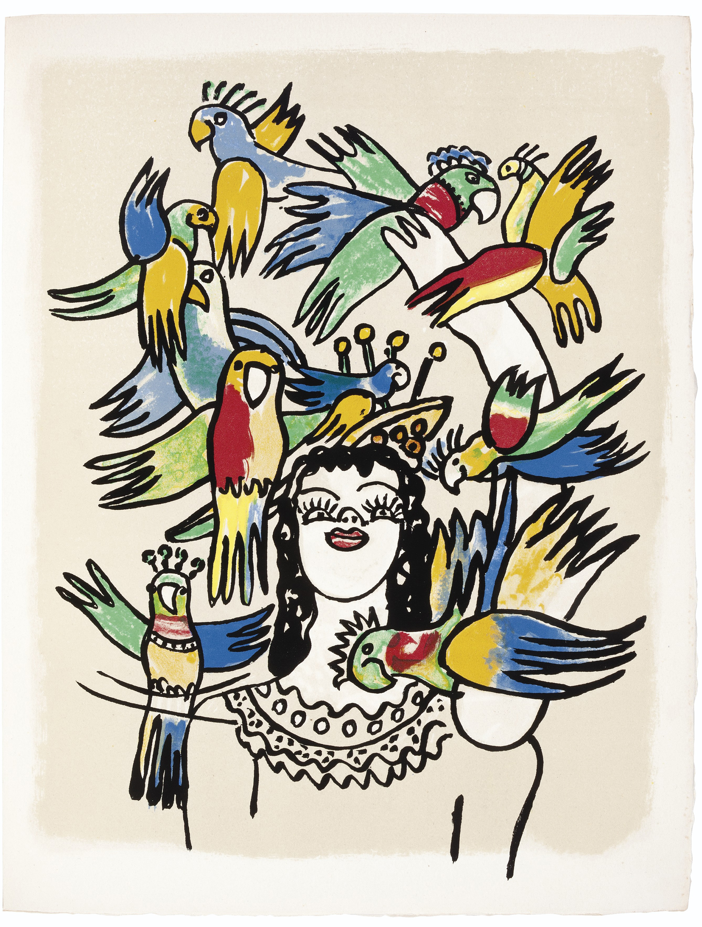 Fernand Léger — Цирк, Les Editions Verve, Париж, 1950, изображение 4