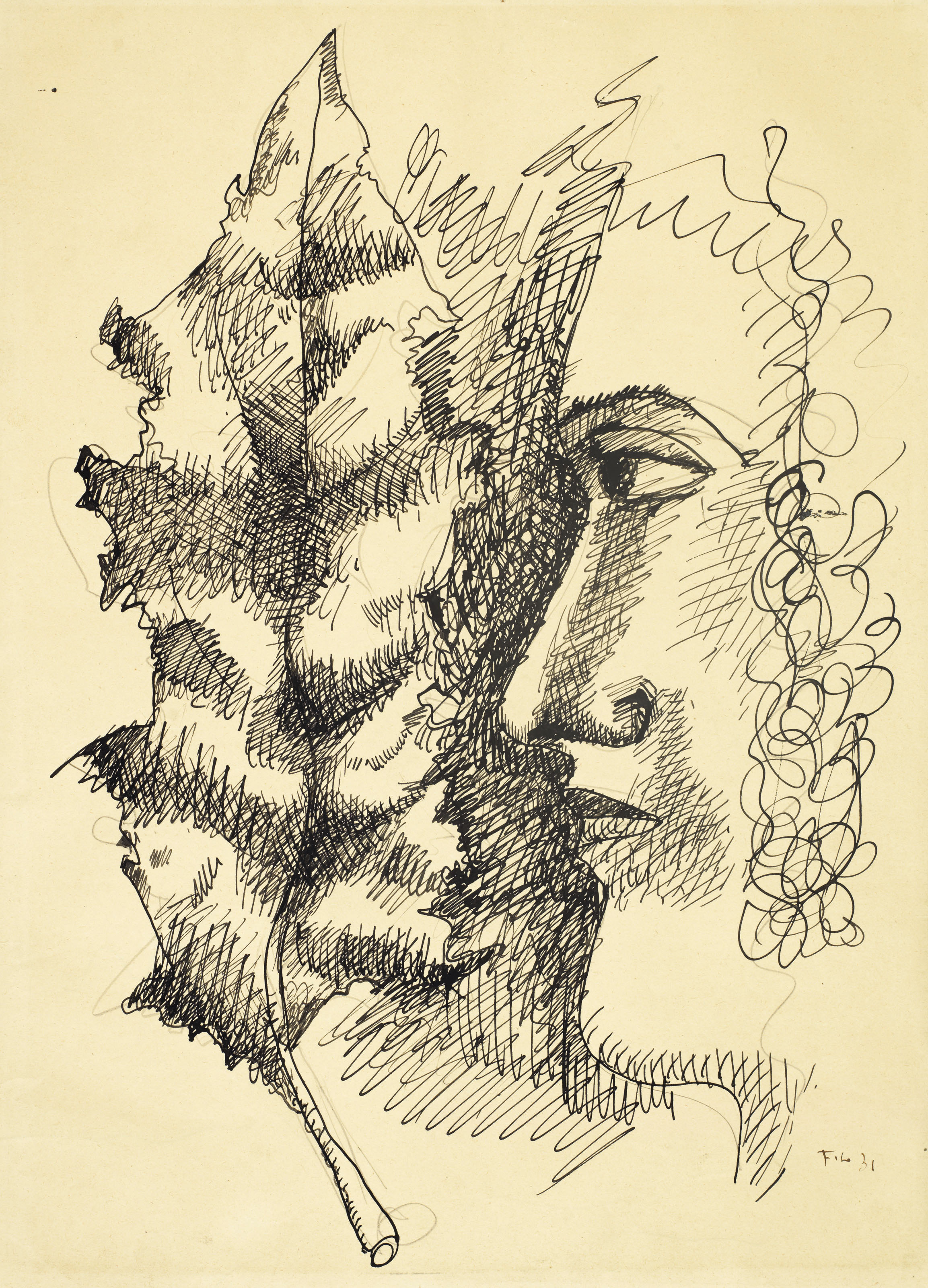 Fernand Léger — Женщина а-ля фельетон