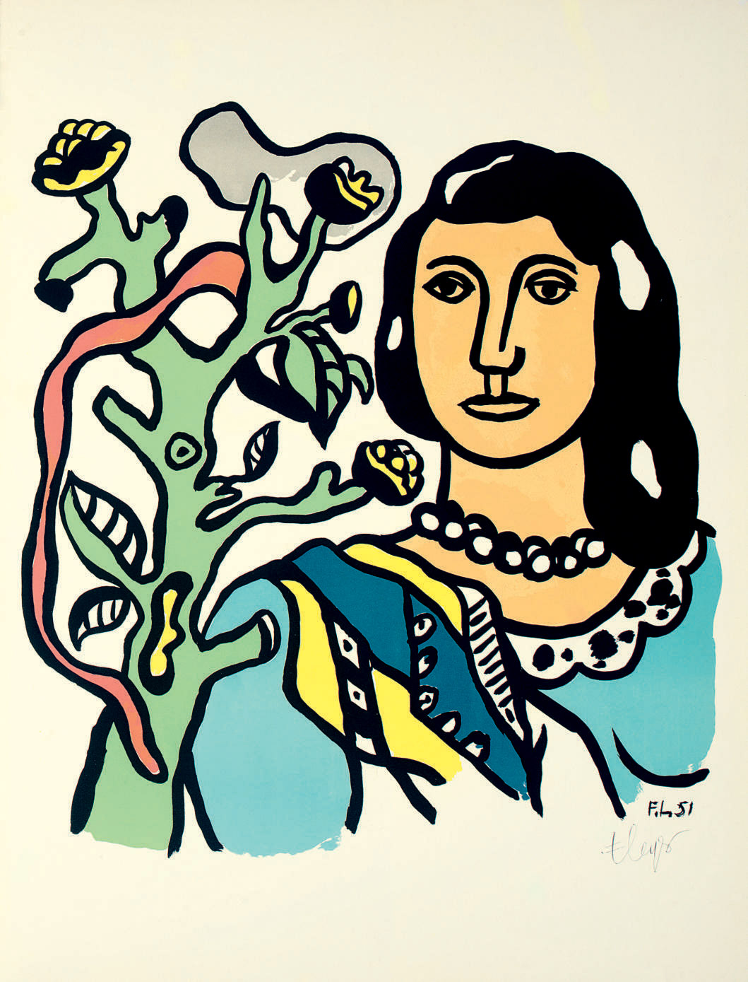 Fernand Léger — Женщина и флер (Сапфир 136)