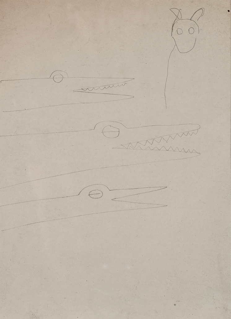 Fernand Léger — Крокодилы, этюд декора для "возрождения мира"