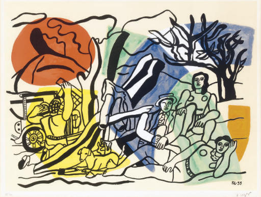 Fernand Léger — Вечеринка в кампанье