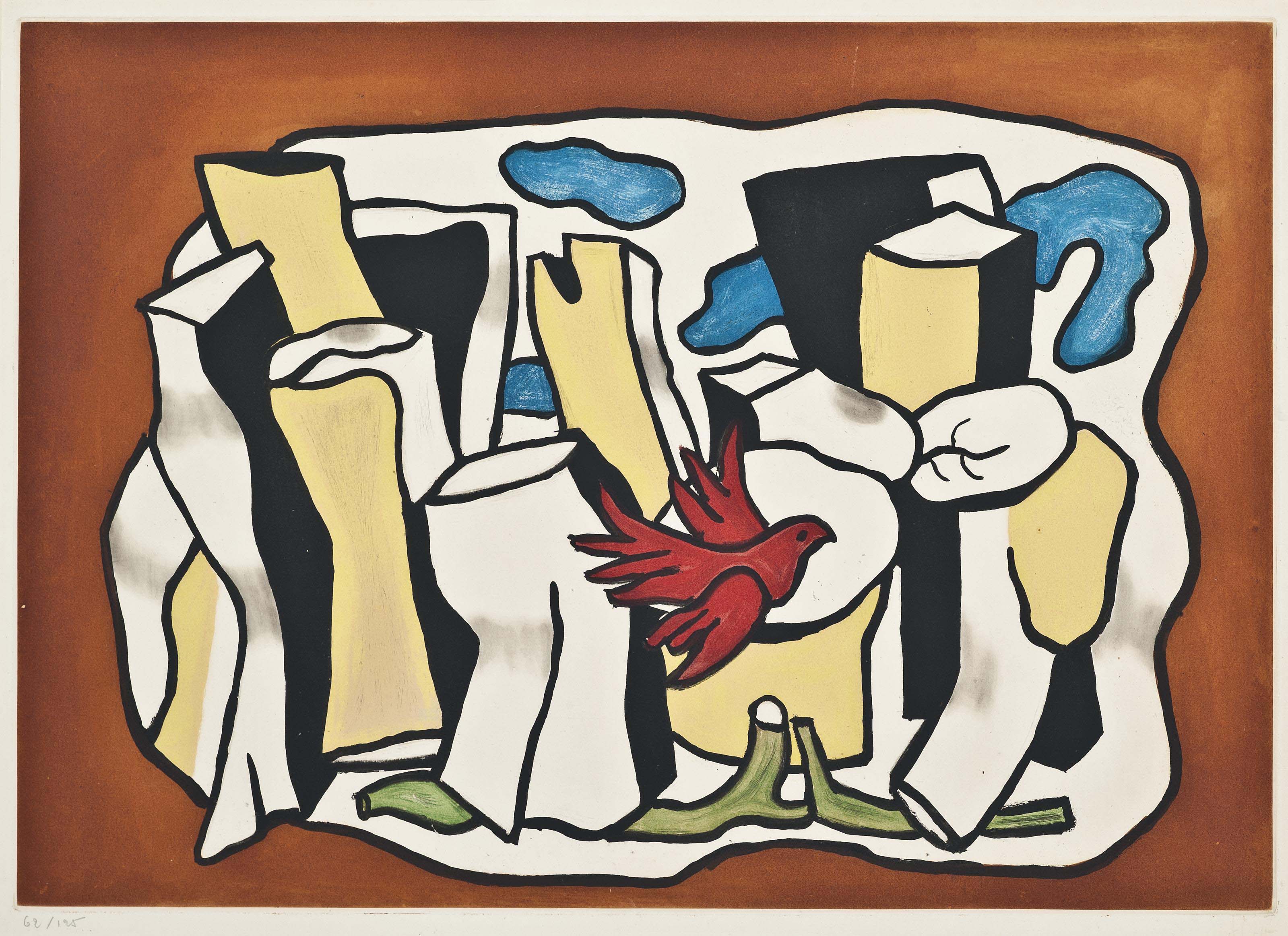 Fernand Léger — Румяна для тела в лесу (Сапфир E19)