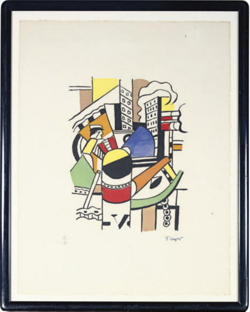 Fernand Léger — Без названия: Две пластинки (первый Сапфир, стр. 287)