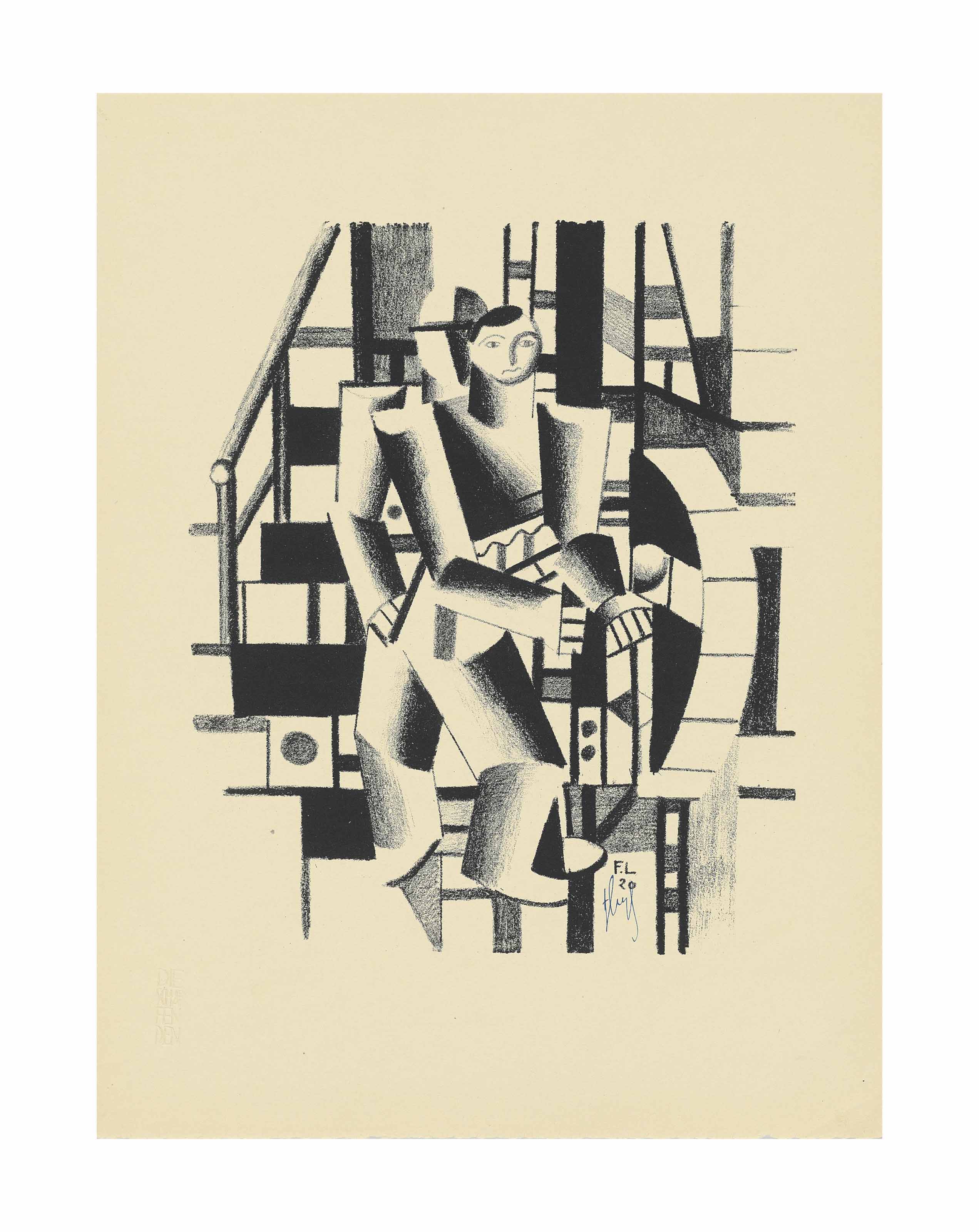 Fernand Léger — Композиция из двух персонажей (Der Maschinenbauer)