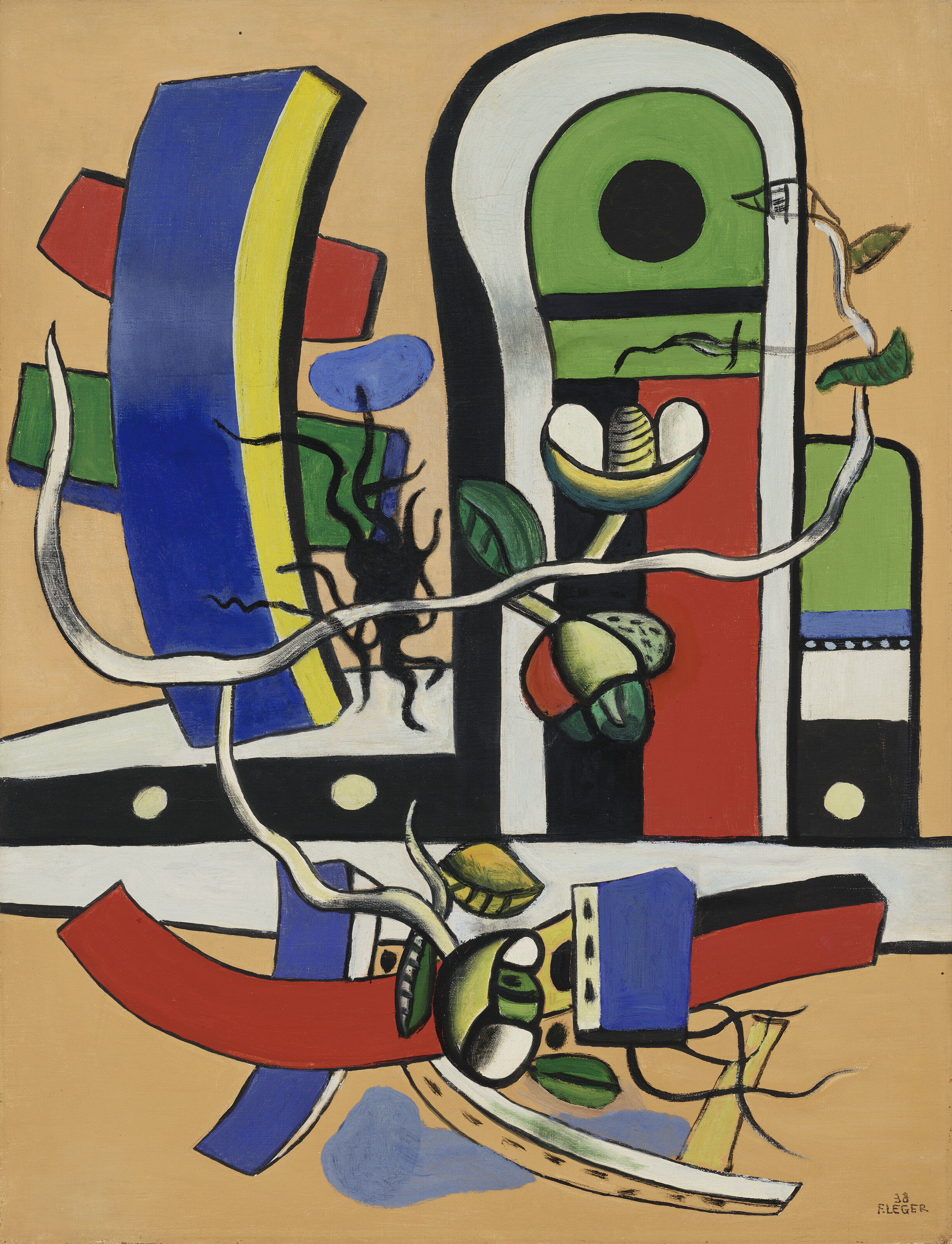 Fernand Léger — Композиция из трех цветов