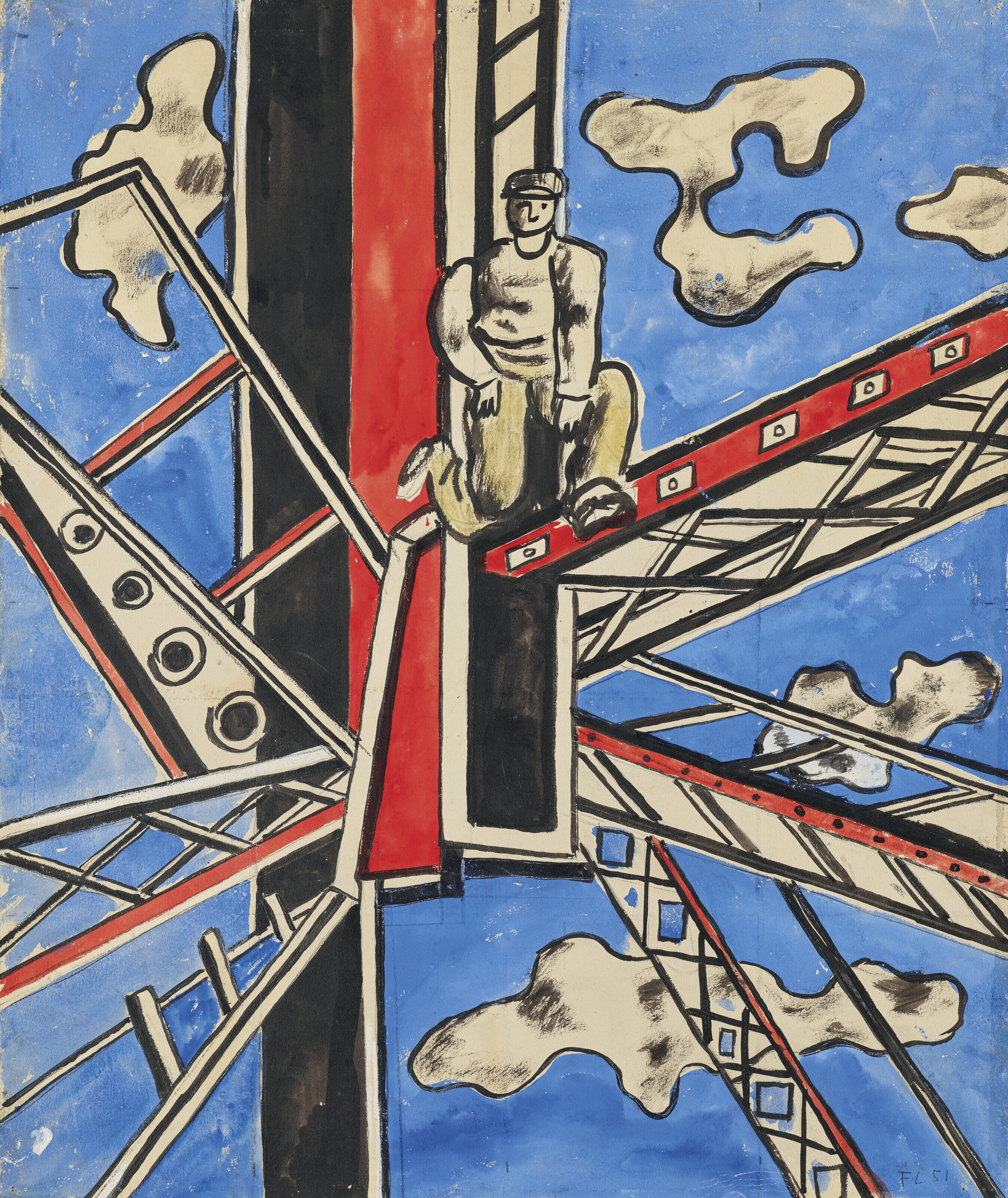 Fernand Léger — Этюд для "Конструкторов"