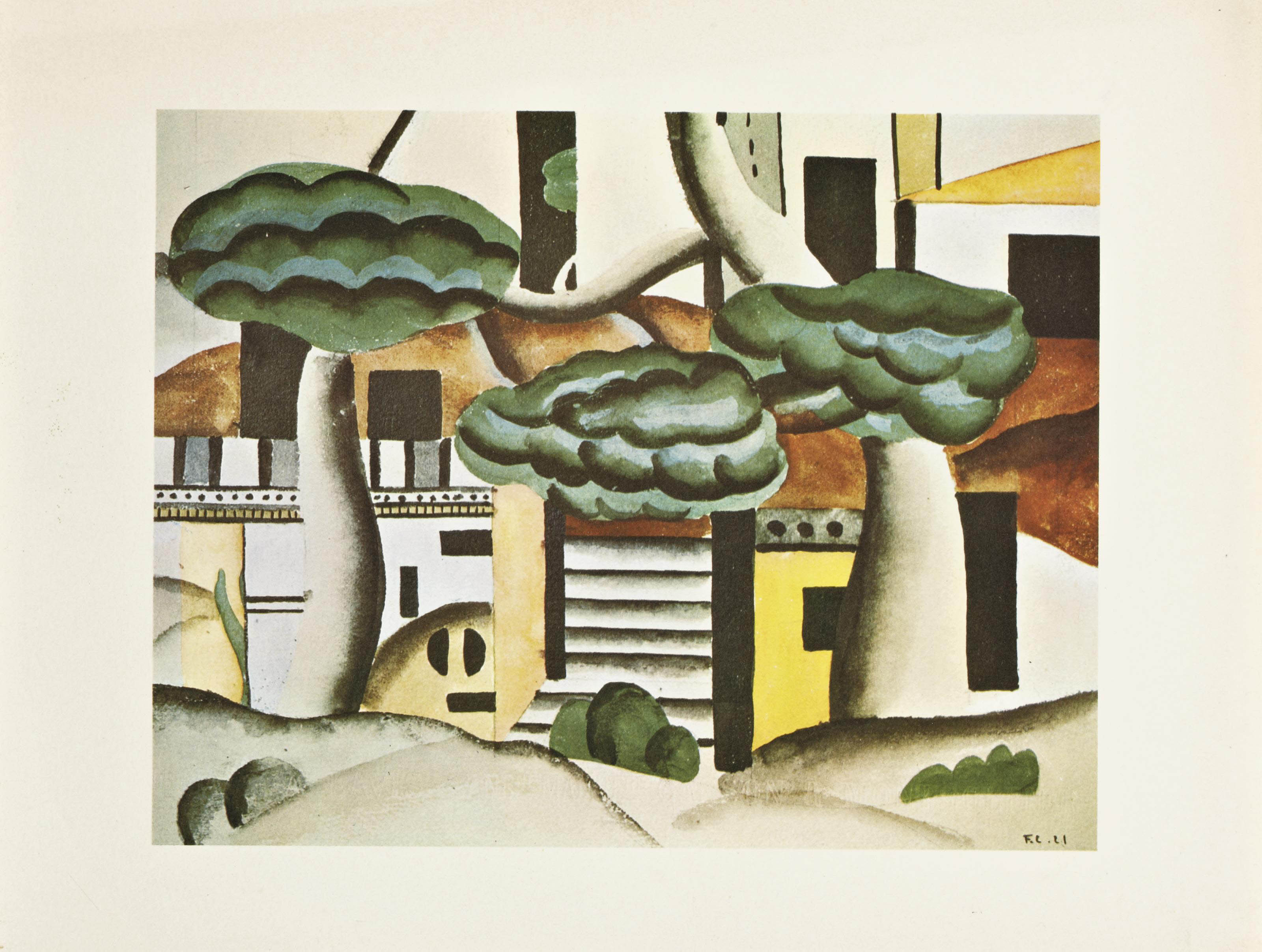 Fernand Léger — Участник ансамбля с картиной "Голос Апре Фернана Леже", посвященной свадьбе Нади Леже, две работы для экспозиции : Жан Тингли, июнь 1967, и Жорж Брак, октябрь 1973-январь 1974, и две репродукции в черном, без фужера, в фельетонах.