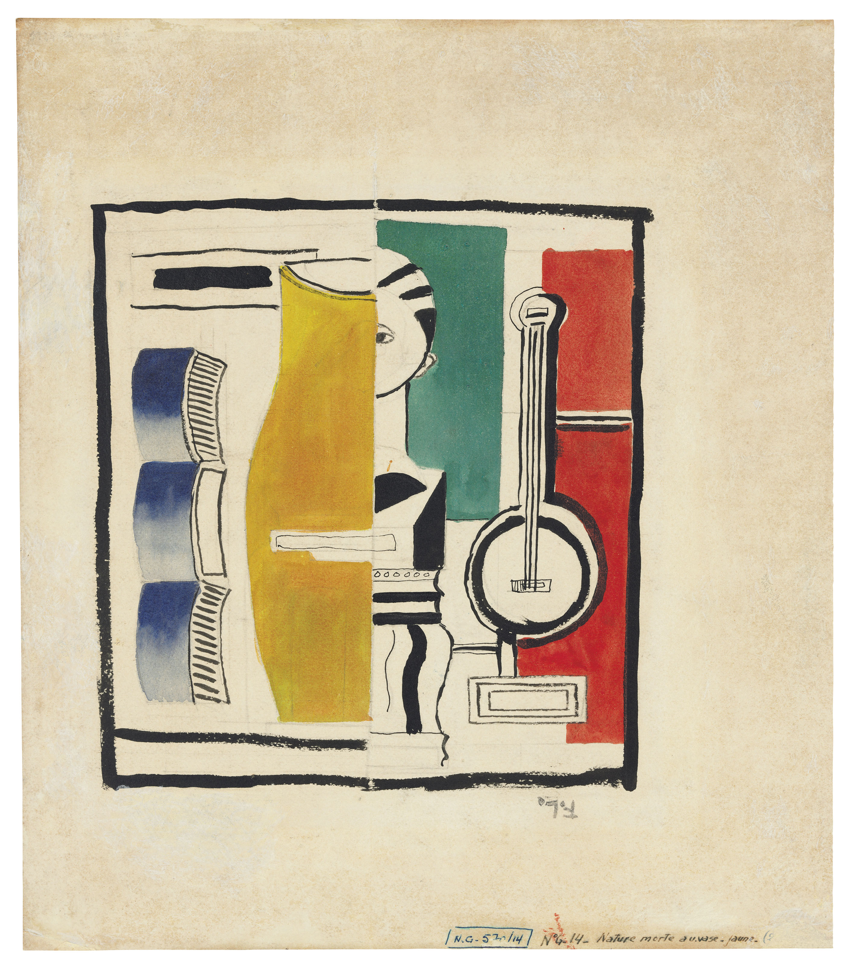 Fernand Léger — Смерть природы в желтой вазе