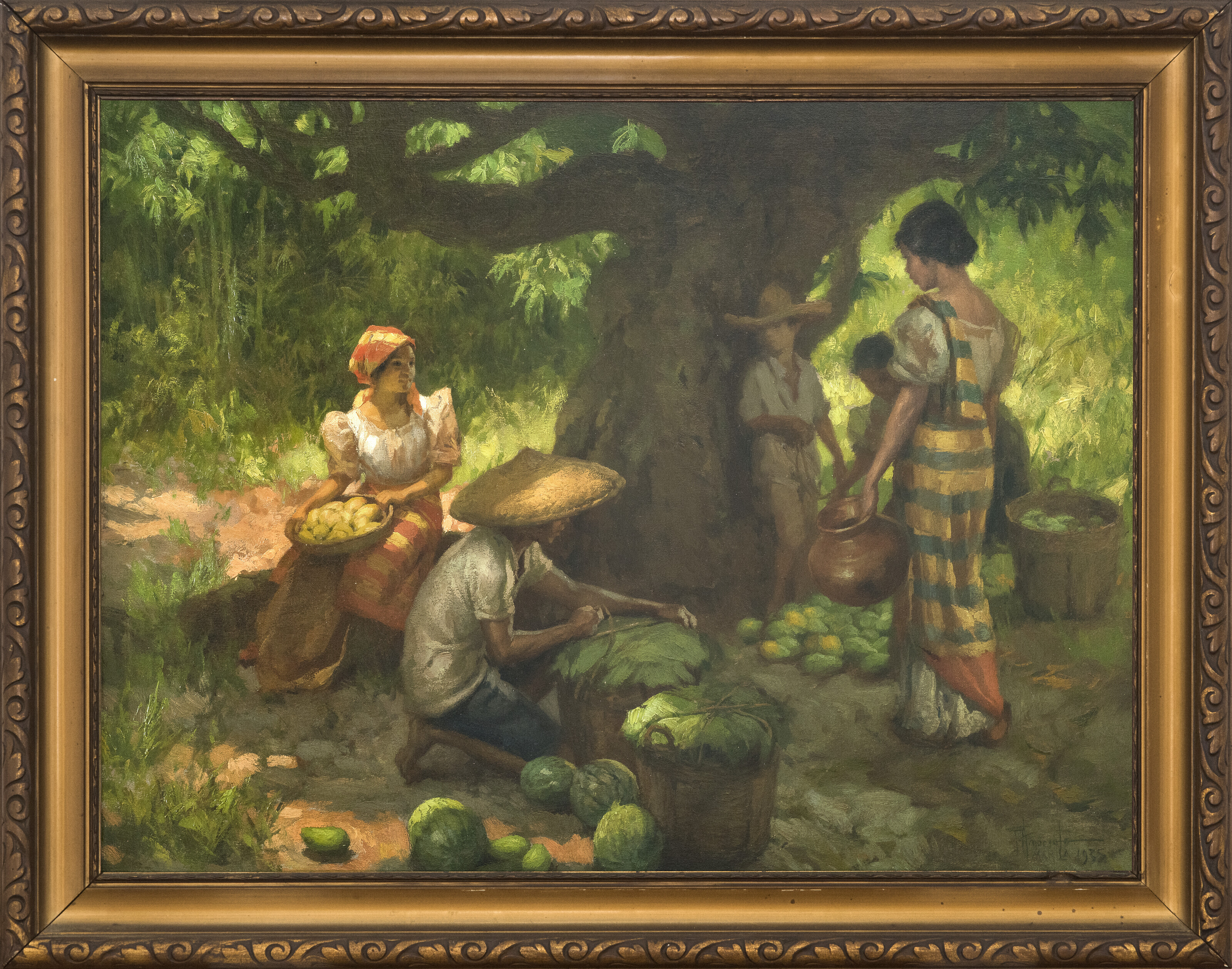 Fernando Amorsolo — Под манговым деревом, изображение 2
