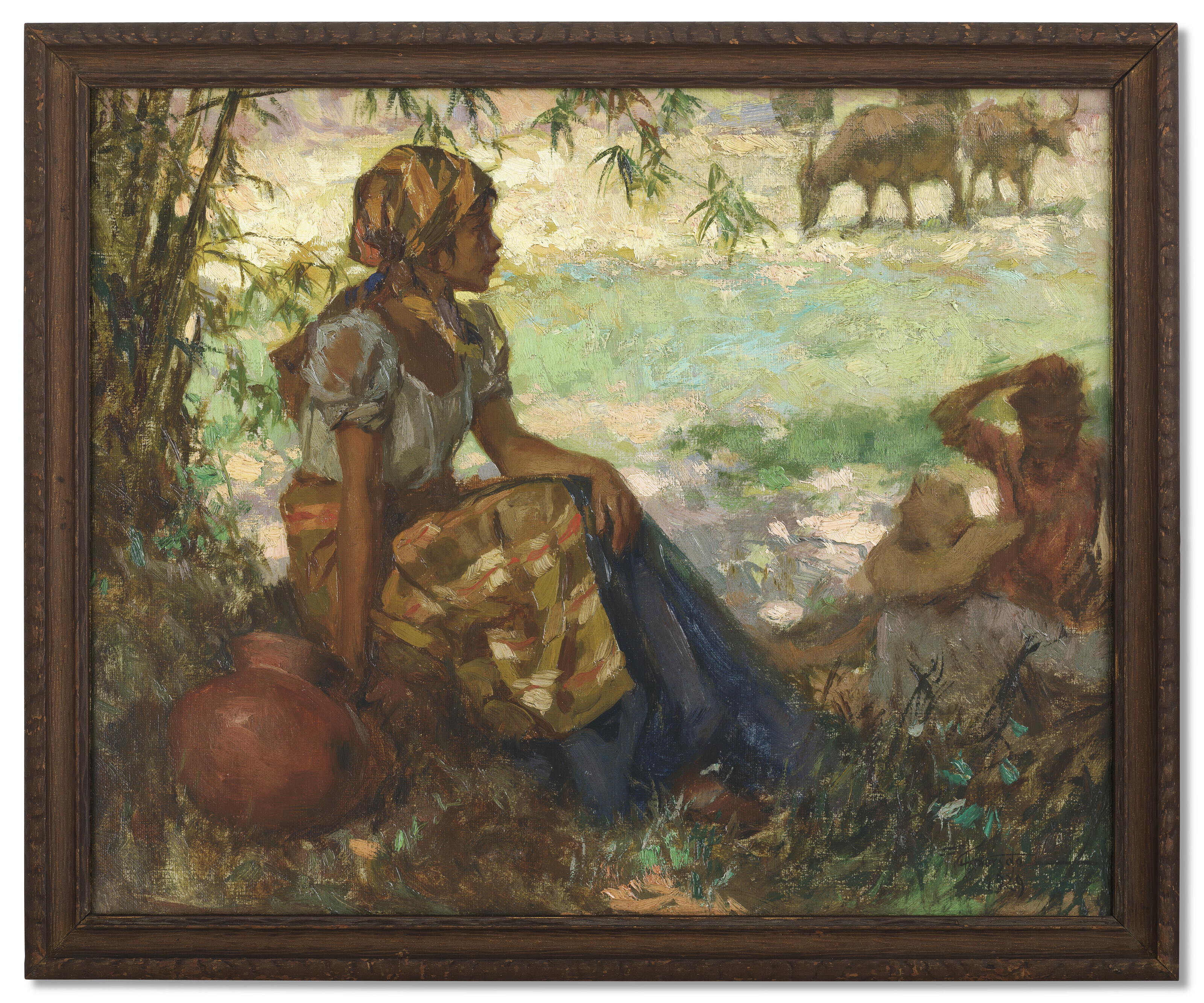 Fernando Amorsolo — Далаганг Букид (фермерша), изображение 2