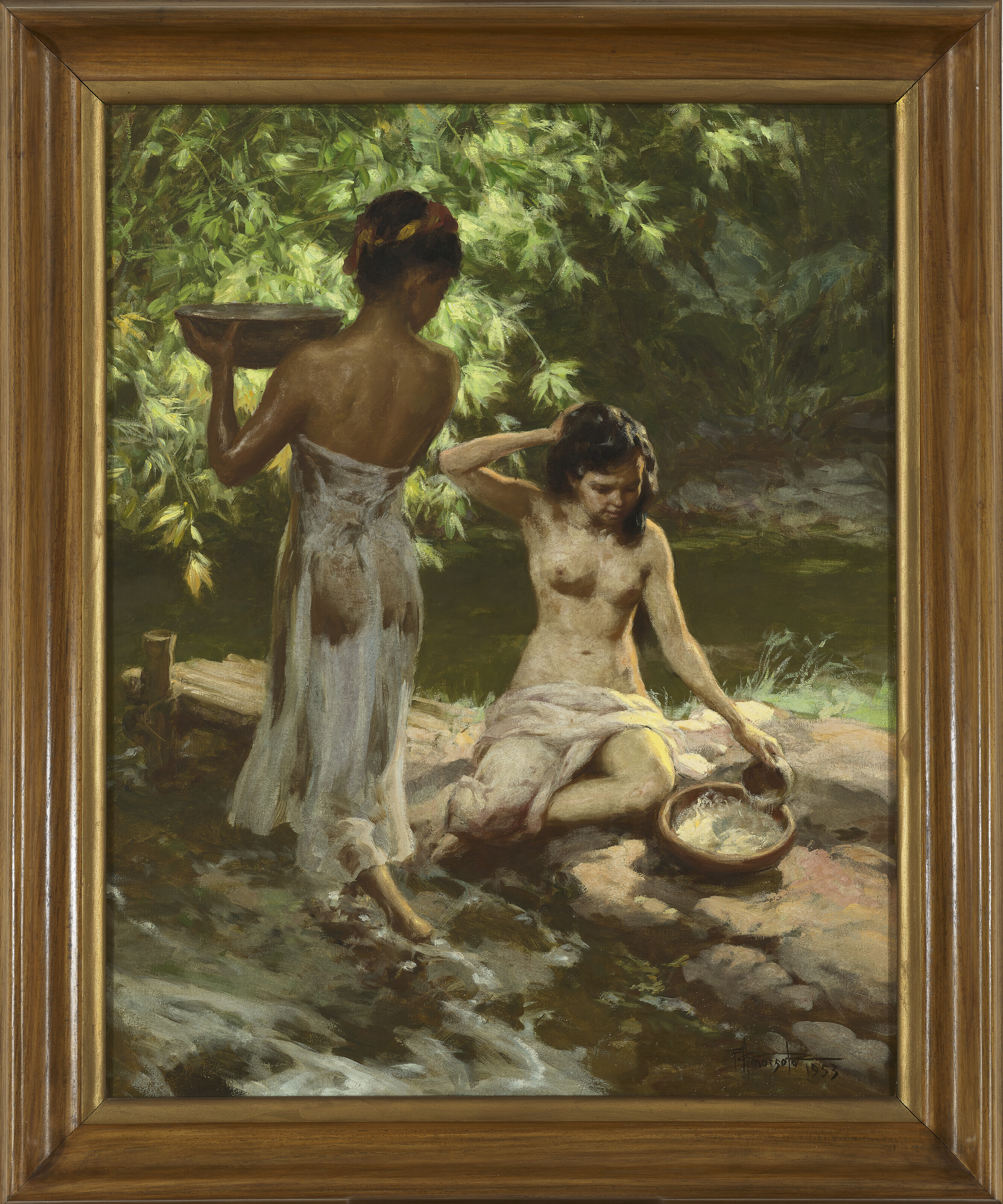 Fernando Amorsolo — Купальщики, изображение 2