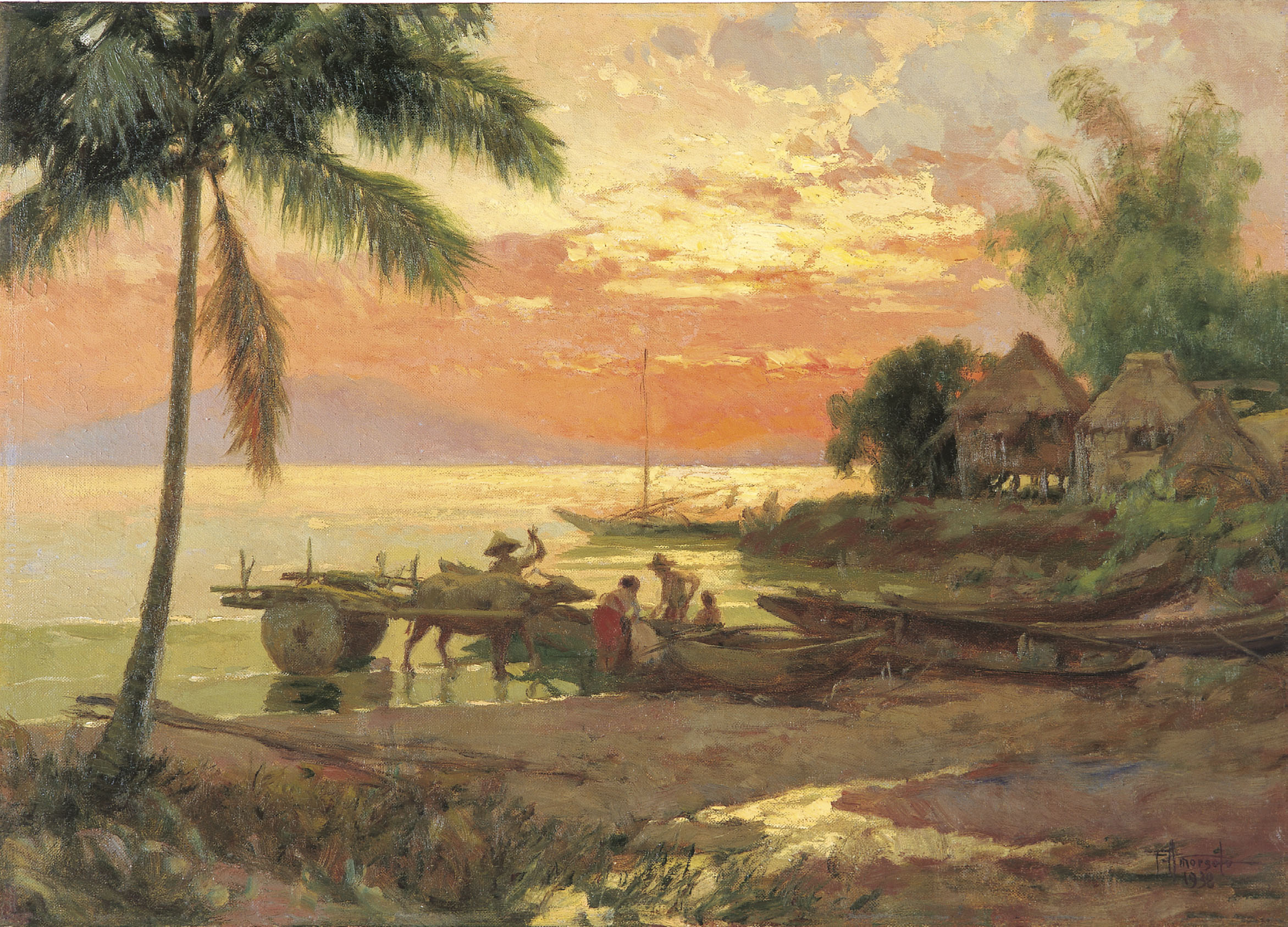 Fernando Amorsolo — Морской пейзаж