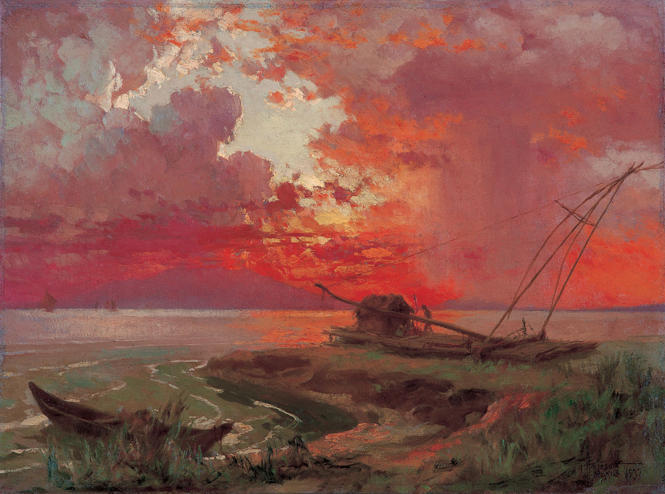 Fernando Amorsolo — Океанский закат