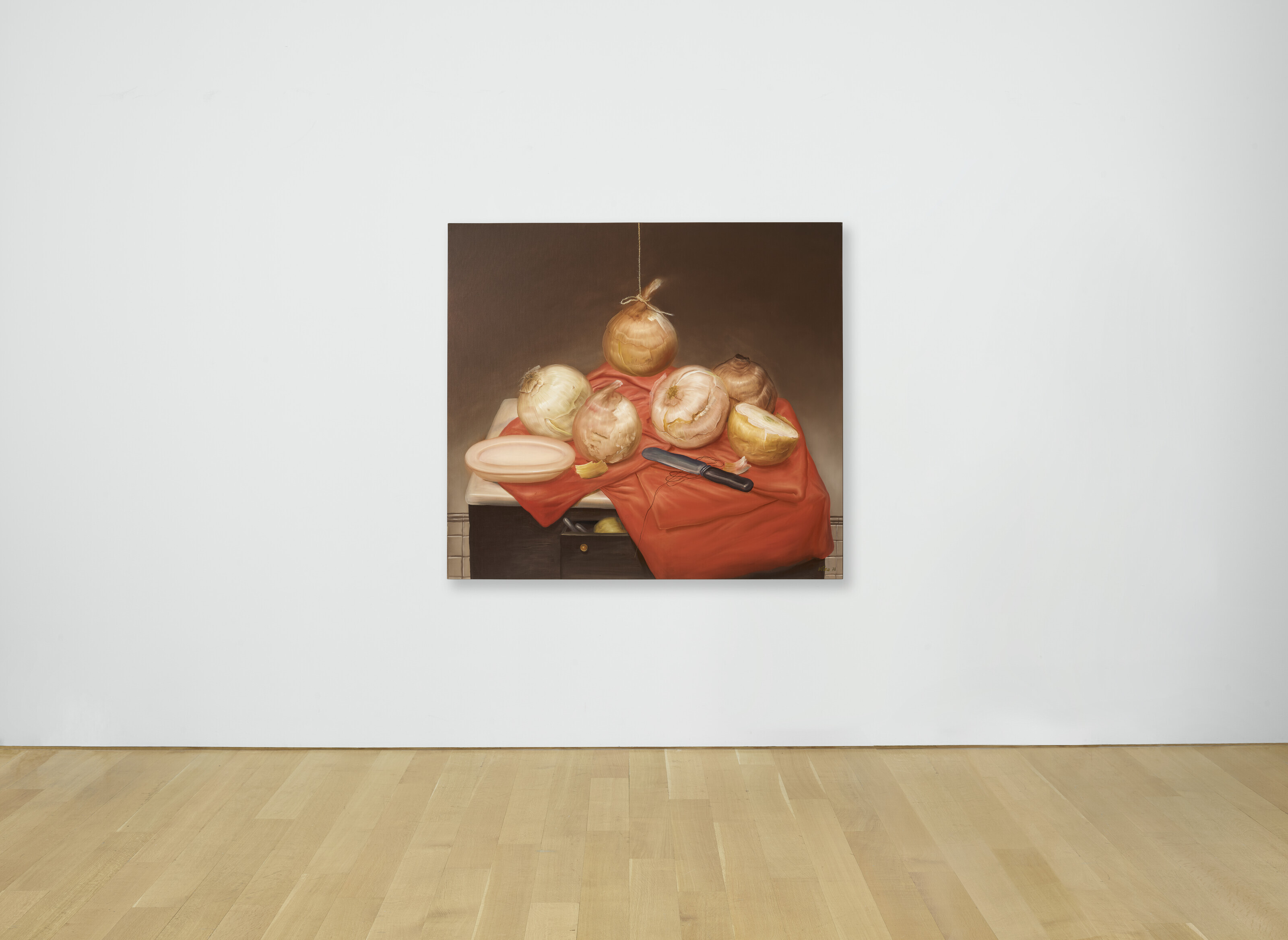Fernando Botero — Натюрморт с луком, изображение 5