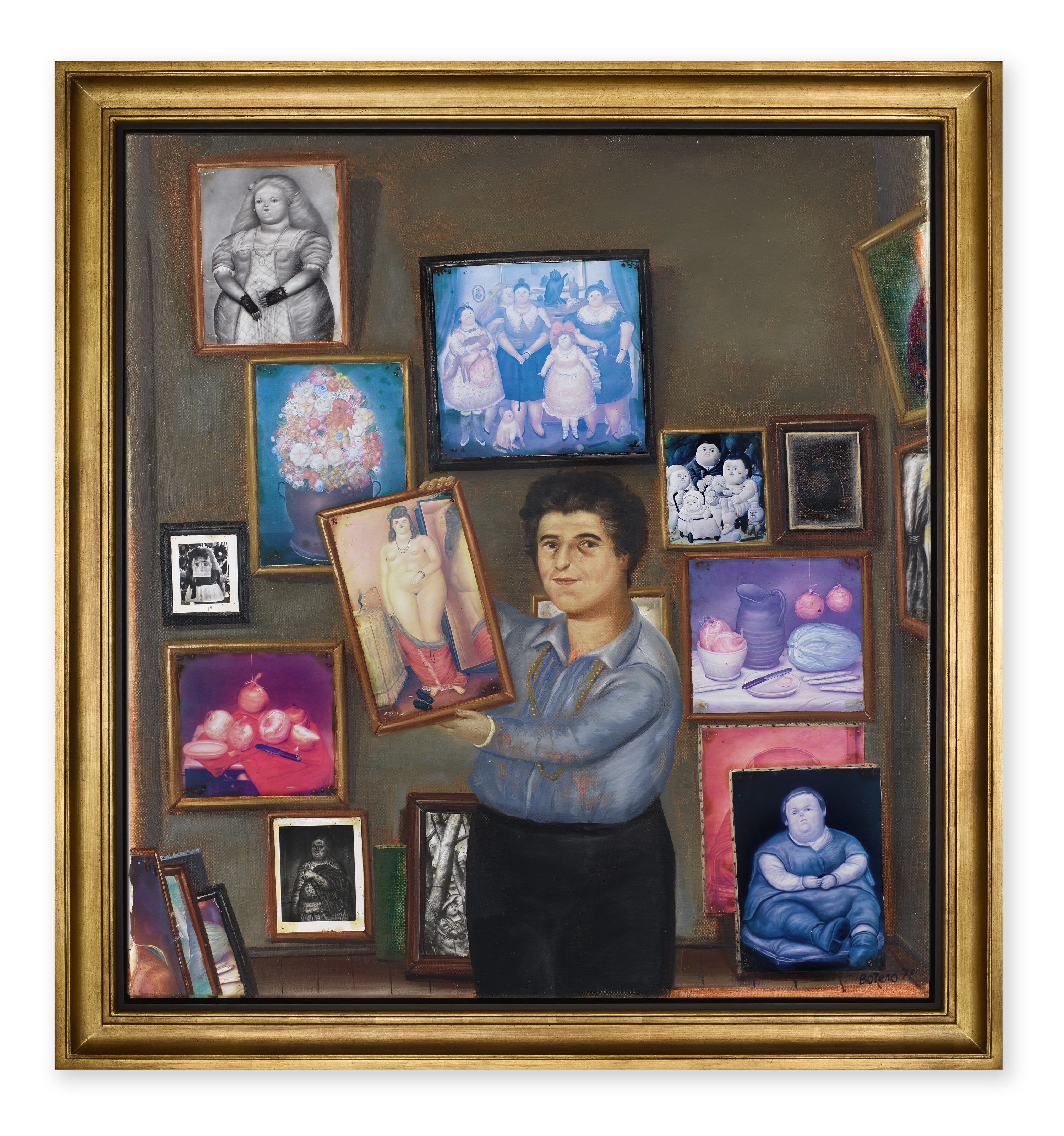Fernando Botero — Портрет Надин Хаим, изображение 2