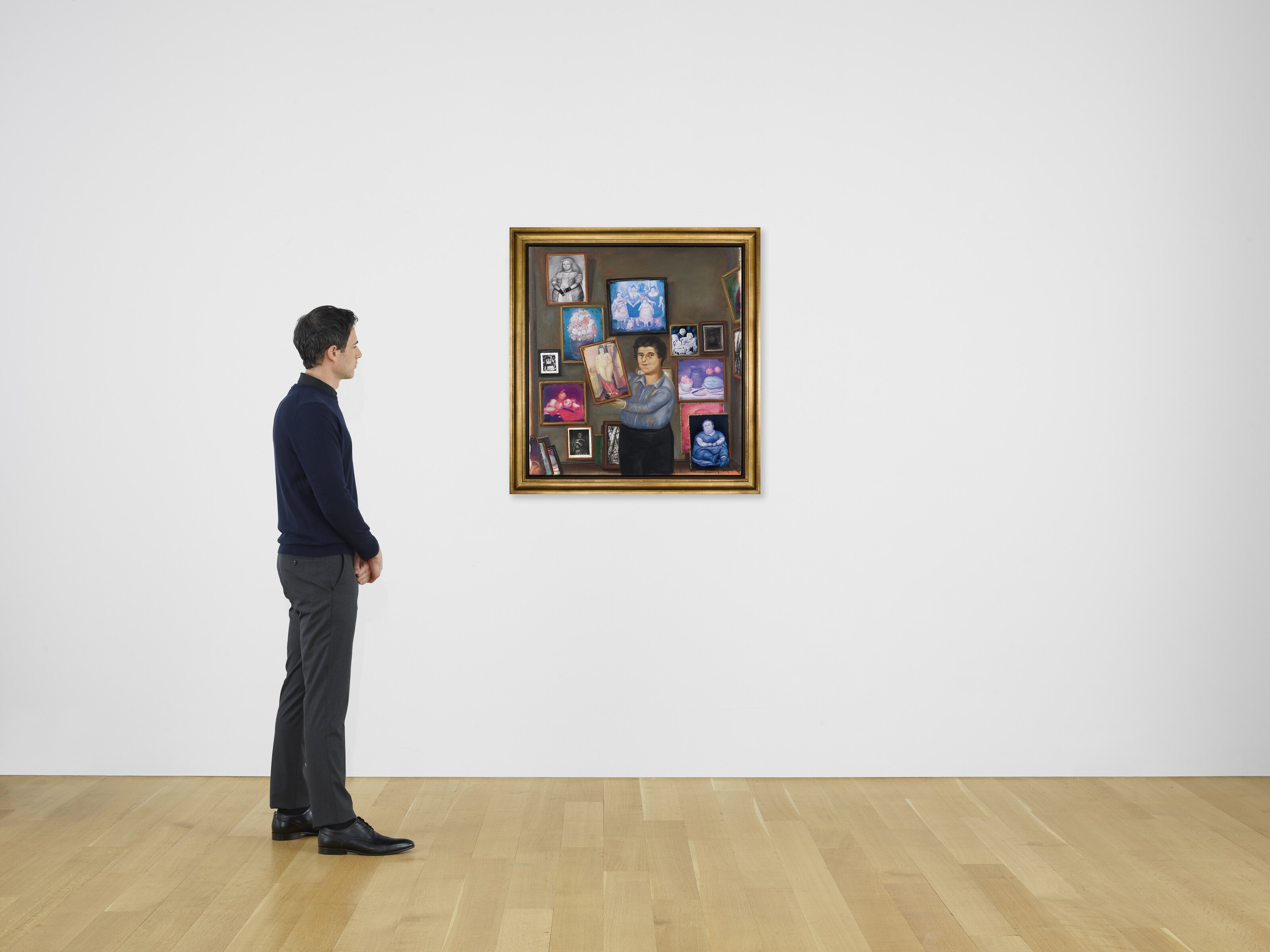 Fernando Botero — Портрет Надин Хаим, изображение 5