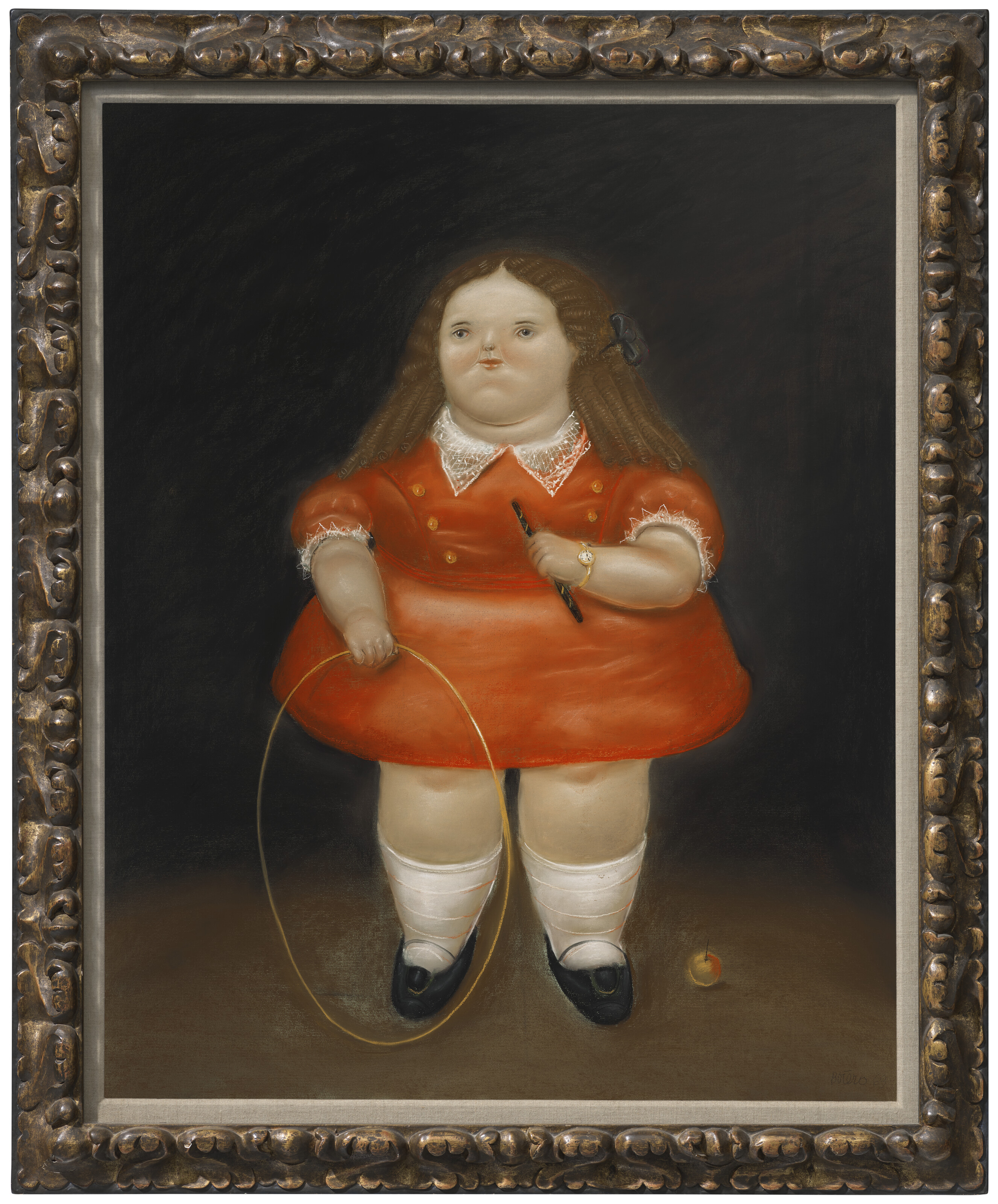 Fernando Botero — Маленькая девочка в красном, изображение 2