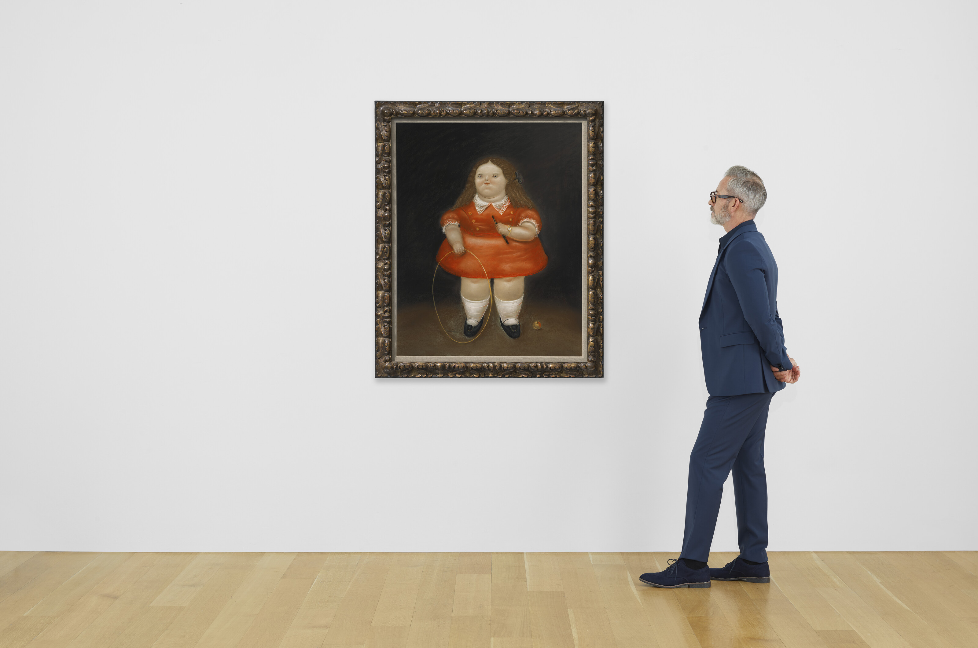Fernando Botero — Маленькая девочка в красном, изображение 4