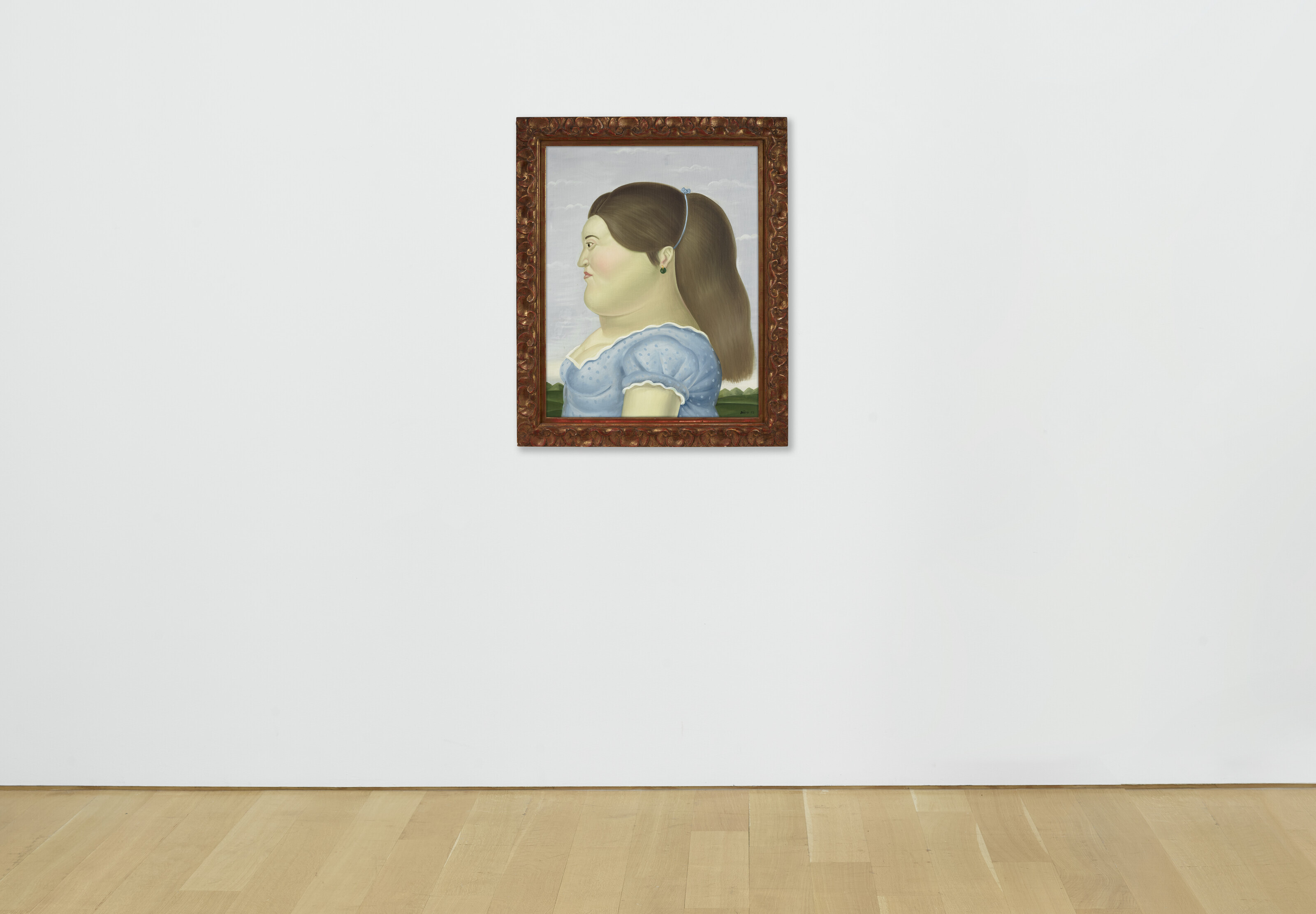 Fernando Botero — Дама в профиль, изображение 4