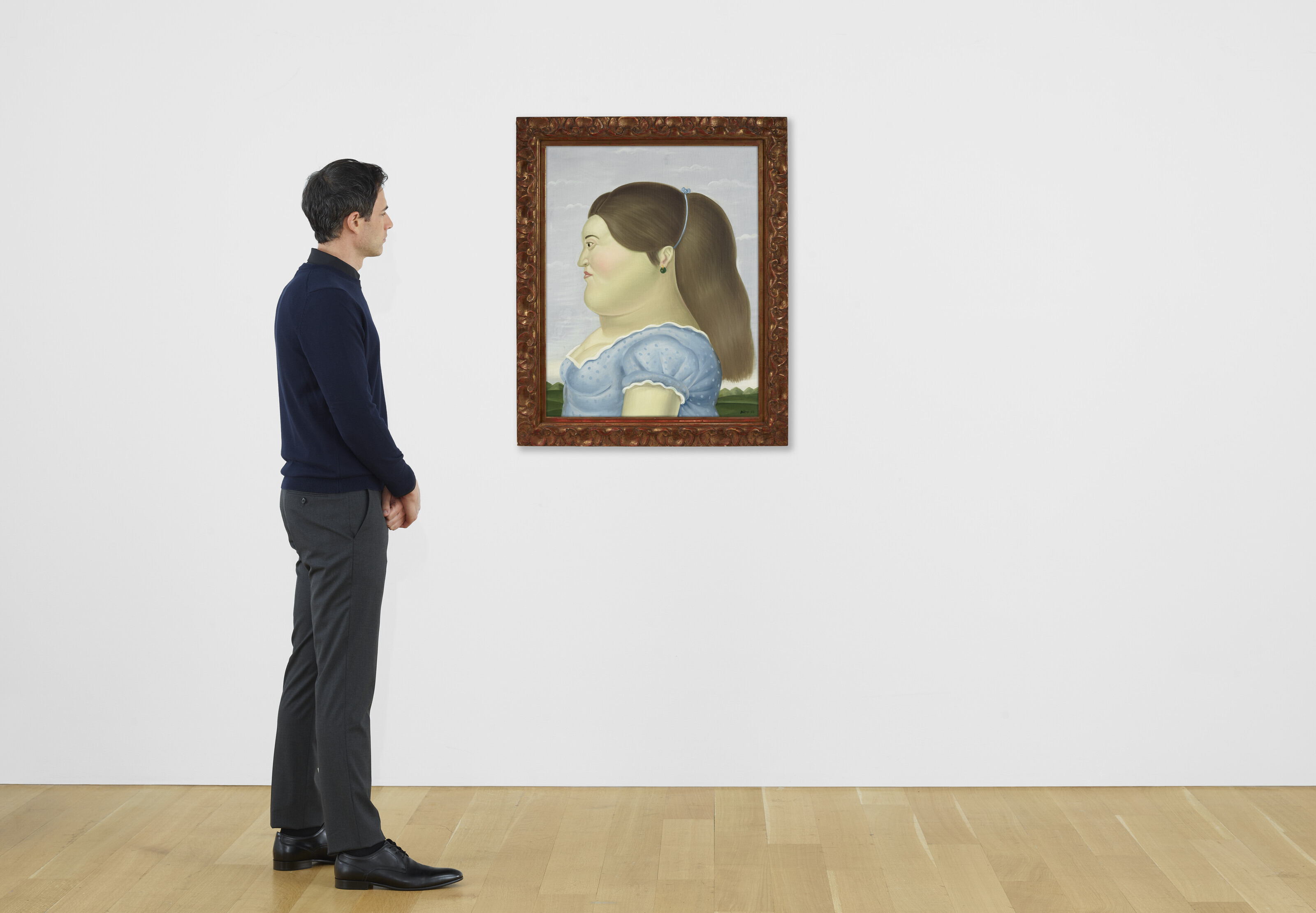 Fernando Botero — Дама в профиль, изображение 5