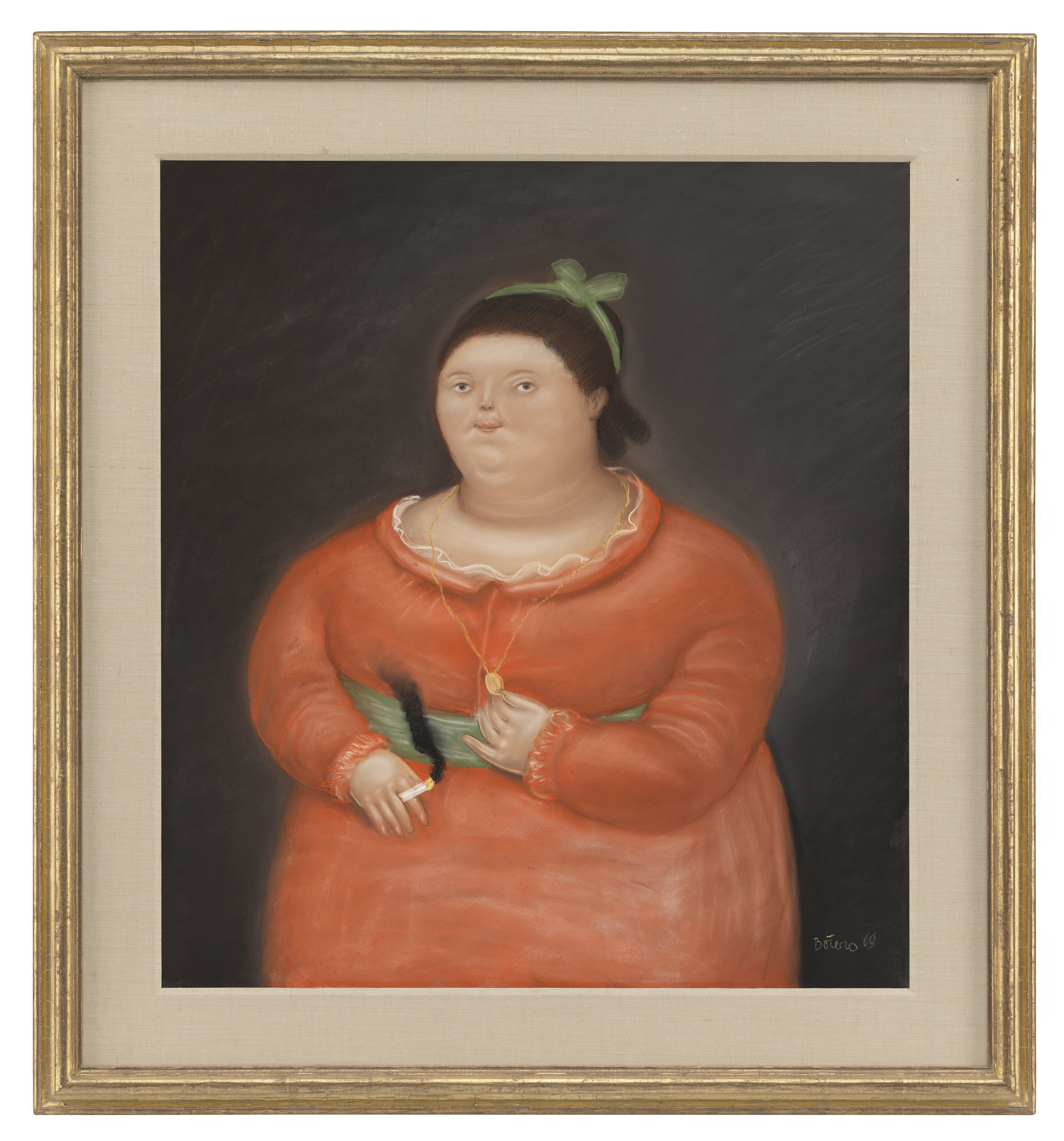 Fernando Botero — Женщина с сигаретой, изображение 2