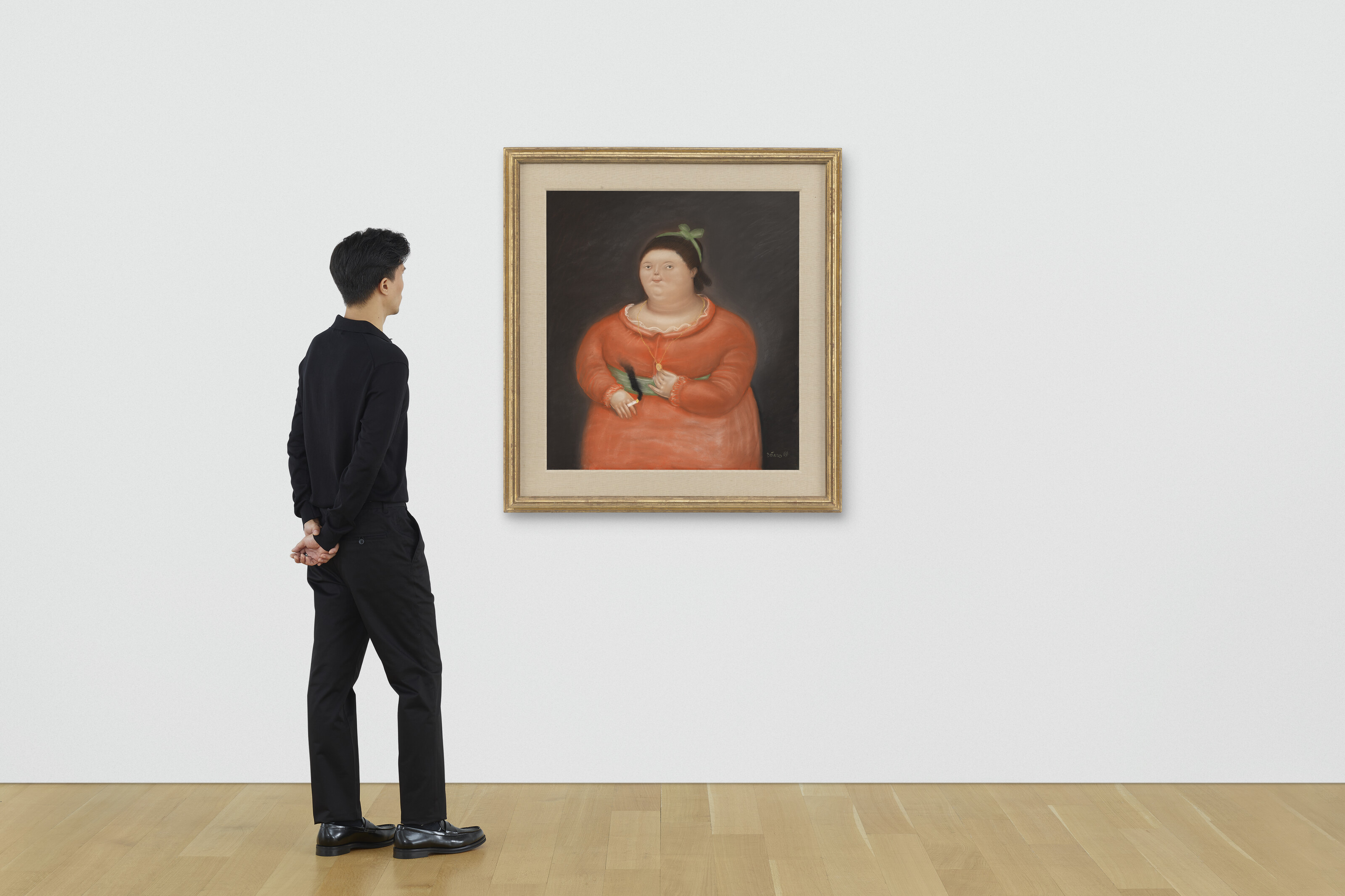 Fernando Botero — Женщина с сигаретой, изображение 4