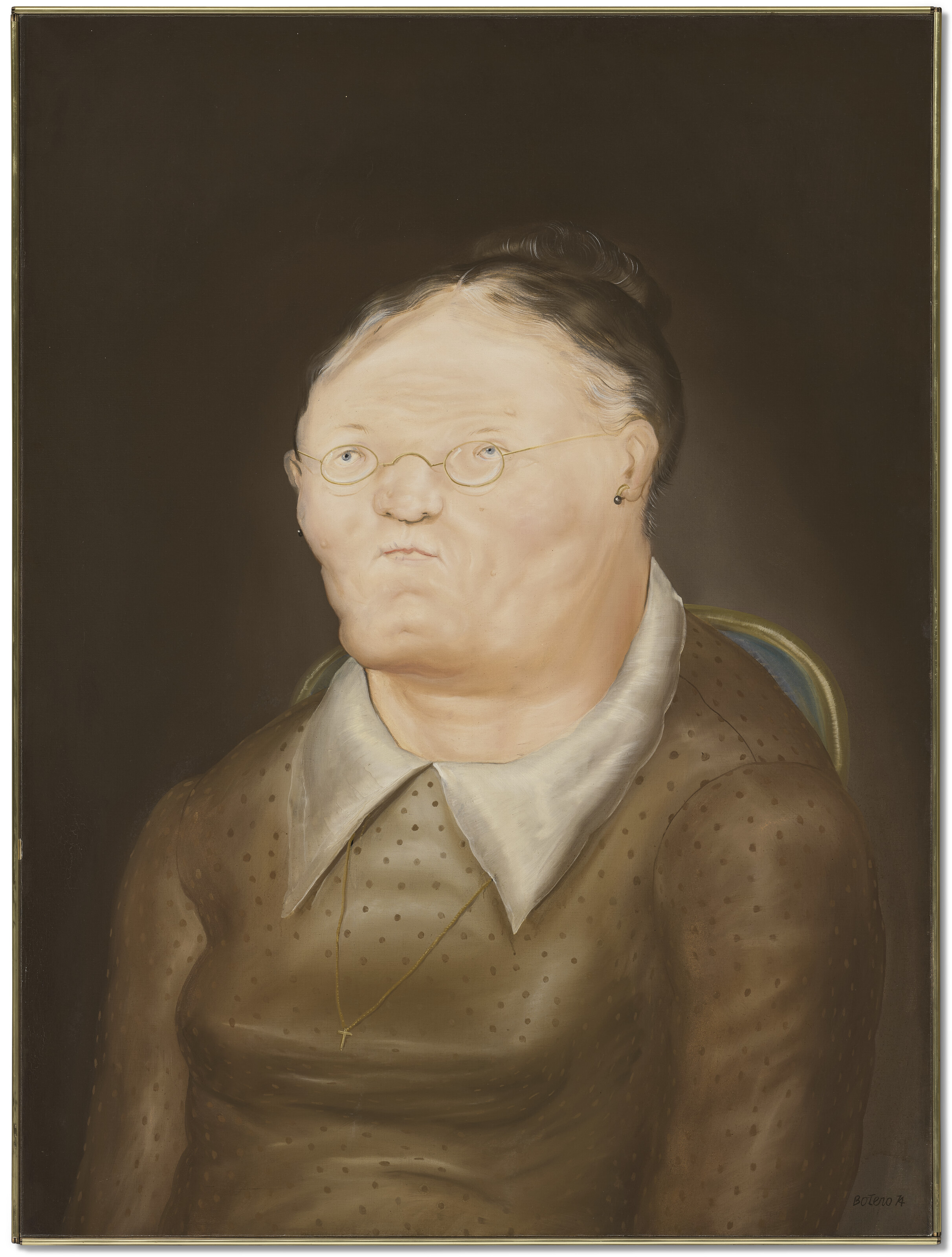 Fernando Botero — Пожилая леди, изображение 2