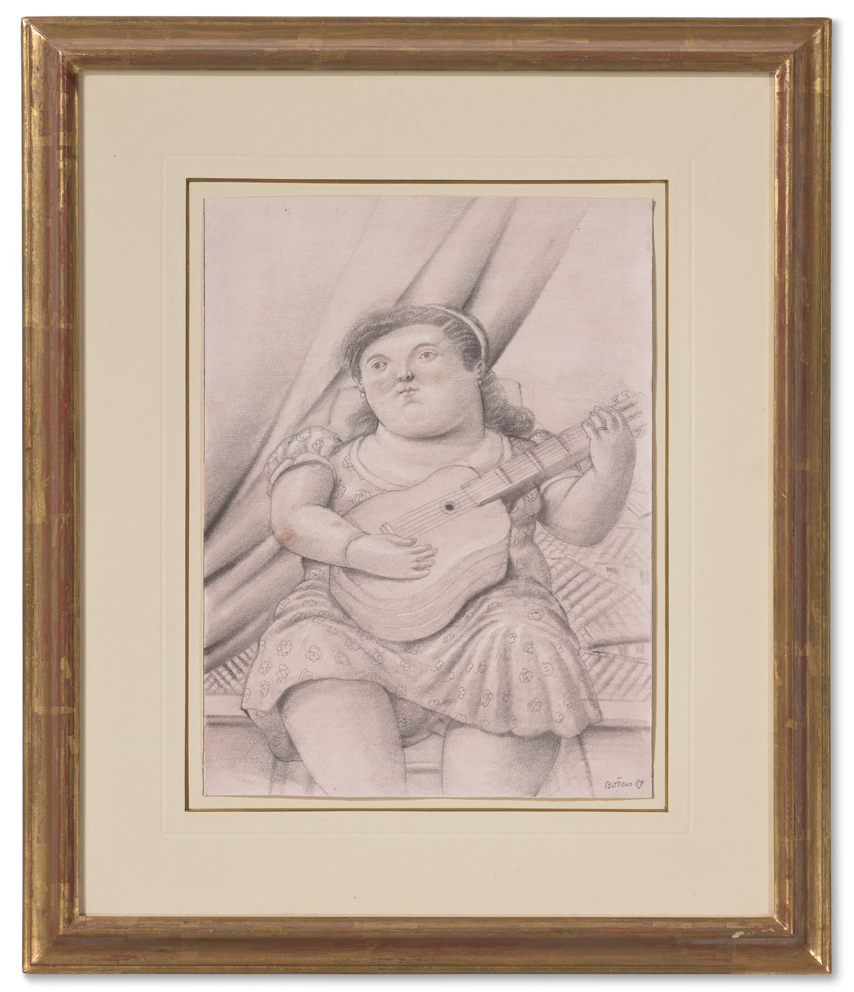 Fernando Botero — Женщина с гитарой, изображение 2
